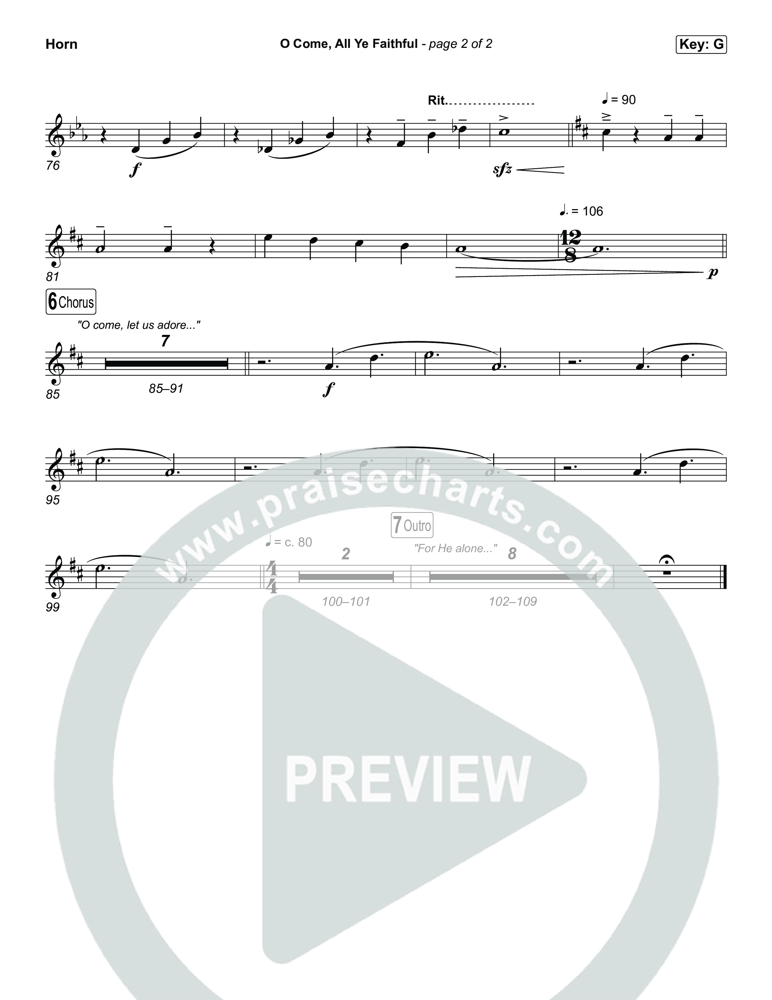 O Come All Ye Faithful Brass Pack (Museum Of The Bible / Arr. Phillip Keveren)