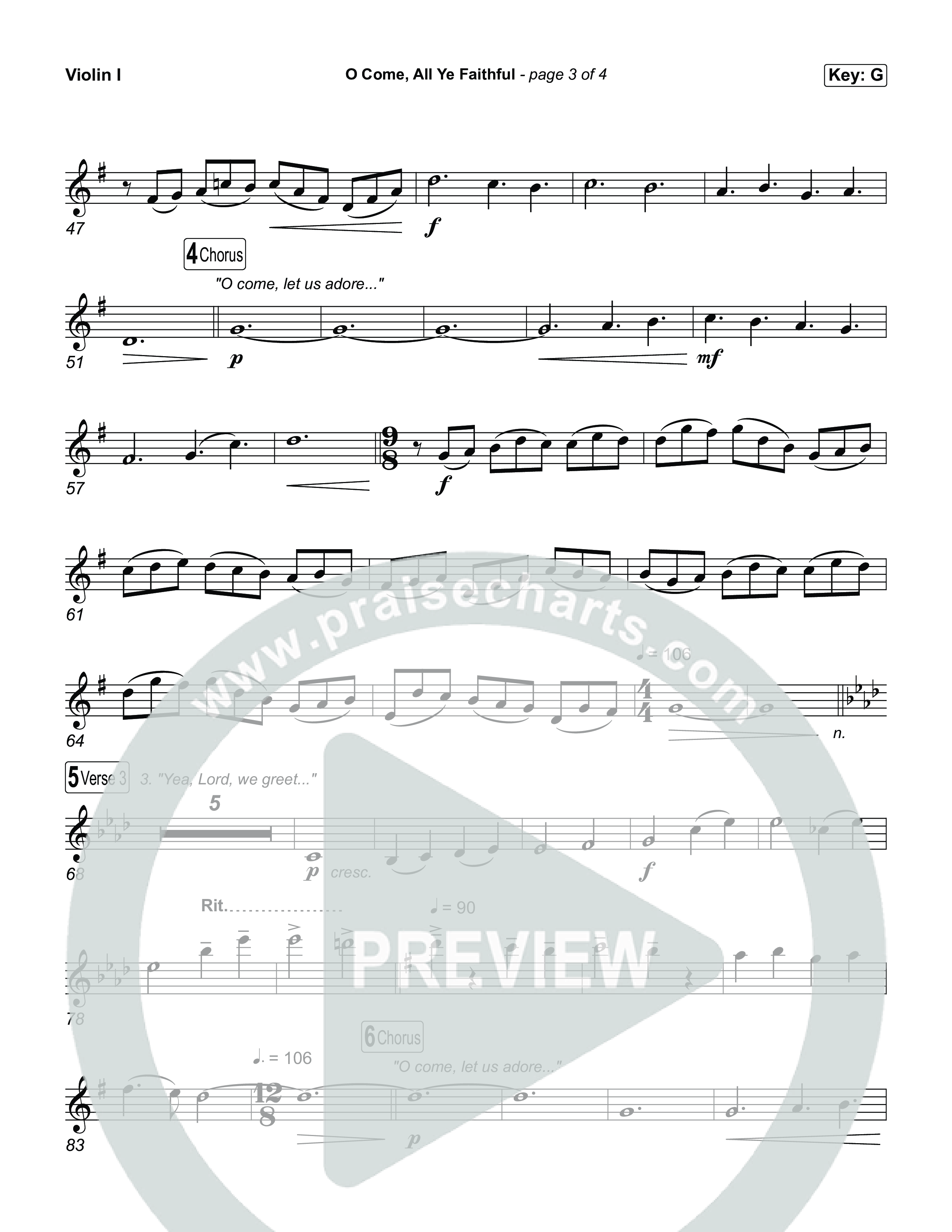 O Come All Ye Faithful String Pack (Museum Of The Bible / Arr. Phillip Keveren)