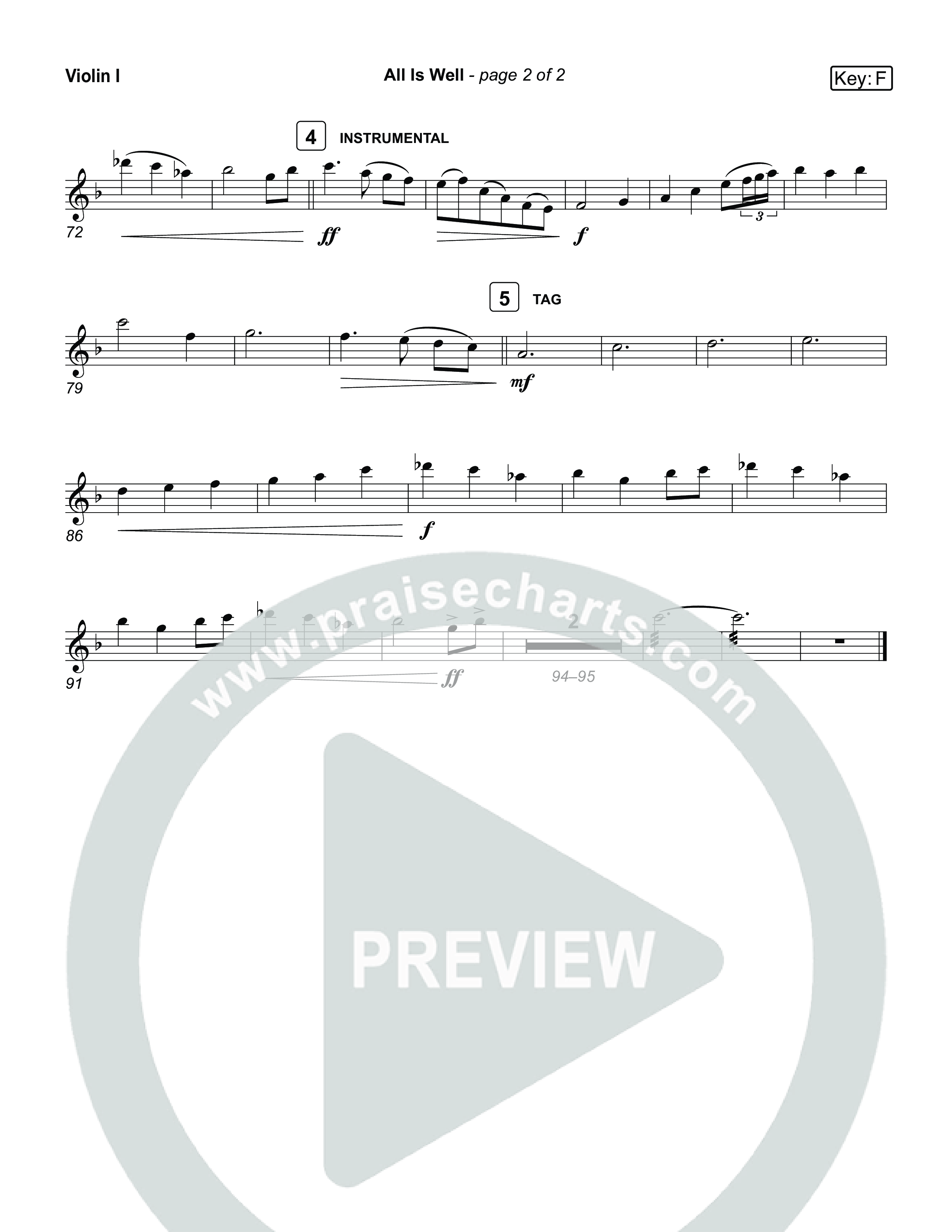 All Is Well String Pack (Museum Of The Bible / Arr. Jared Haschek)