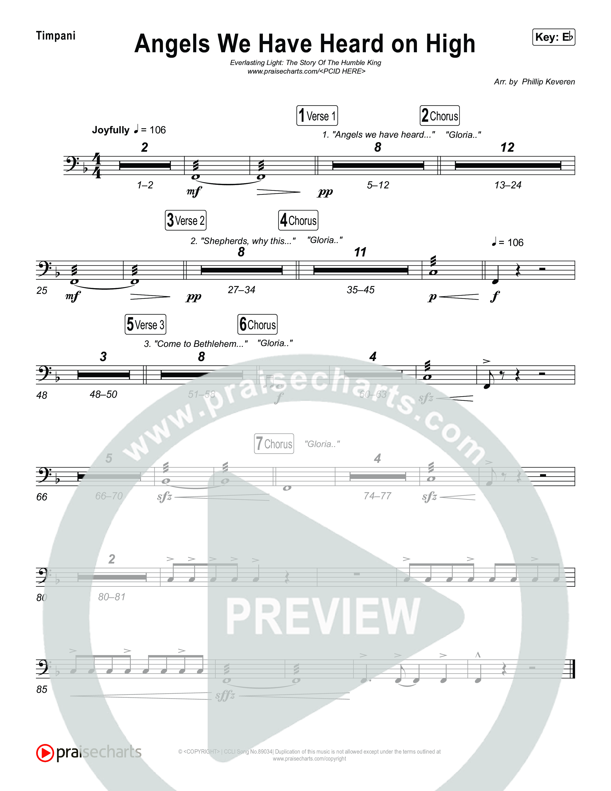 Angels We Have Heard On High Timpani (Museum Of The Bible)