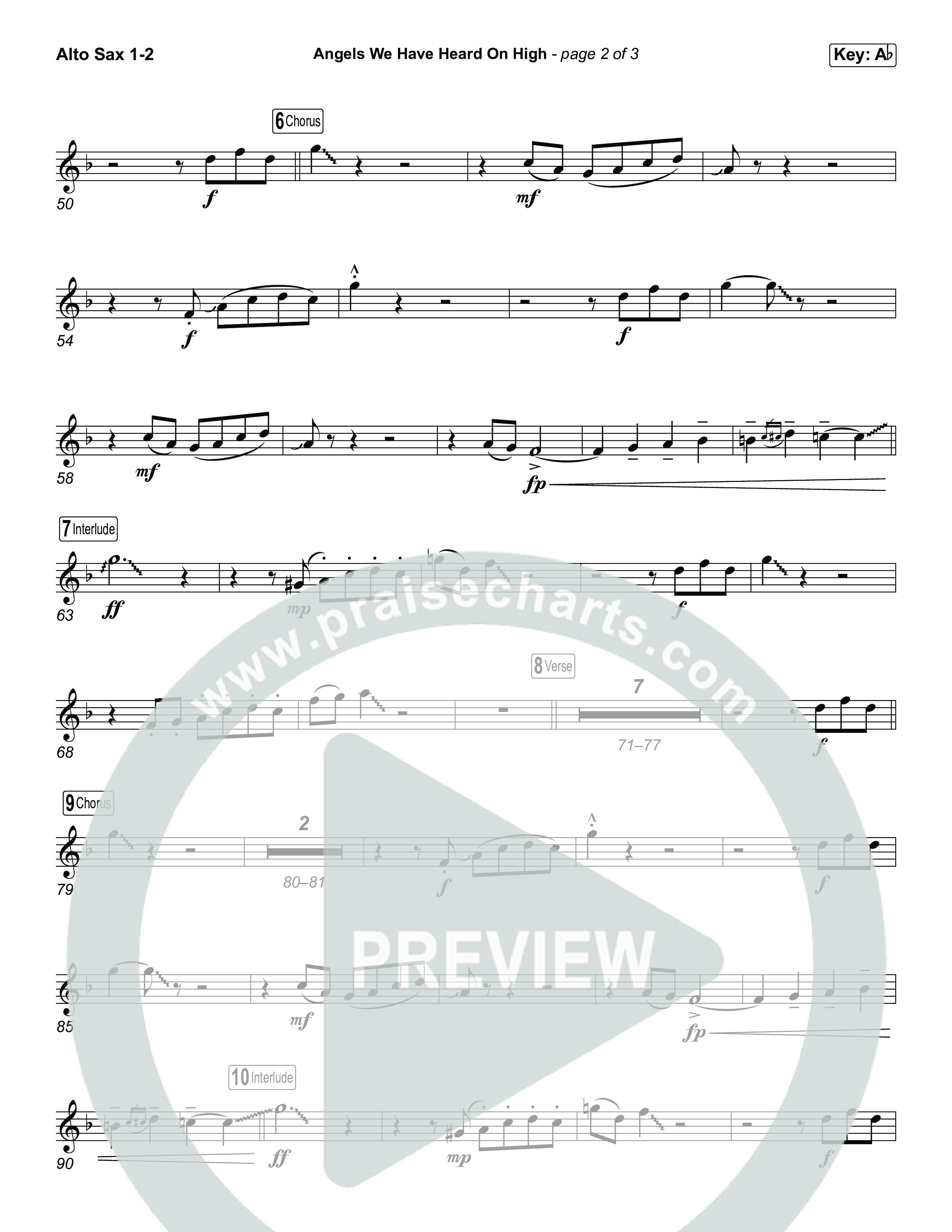 Angels We Have Heard On High Sax Pack (Museum Of The Bible)