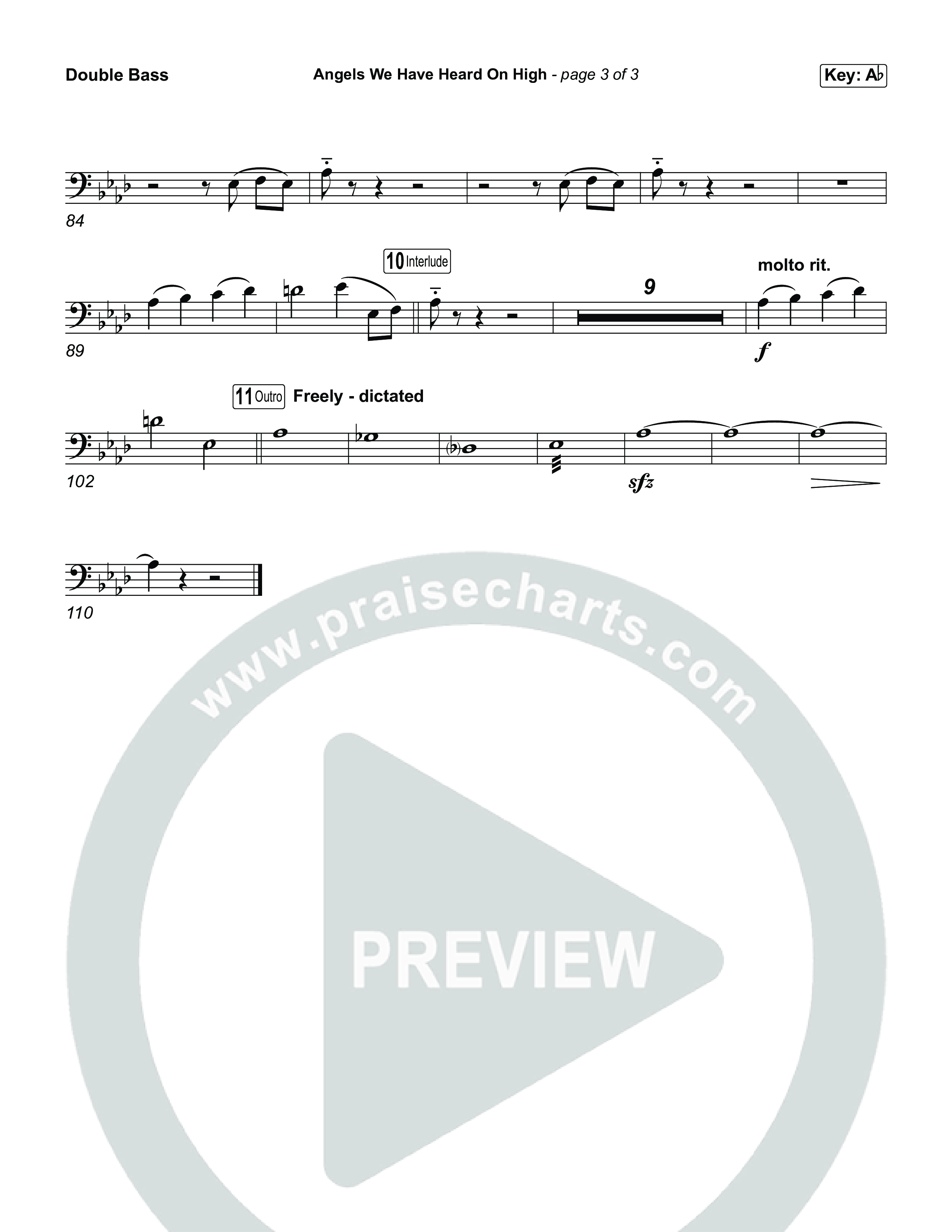 Angels We Have Heard On High String Bass (Museum Of The Bible)