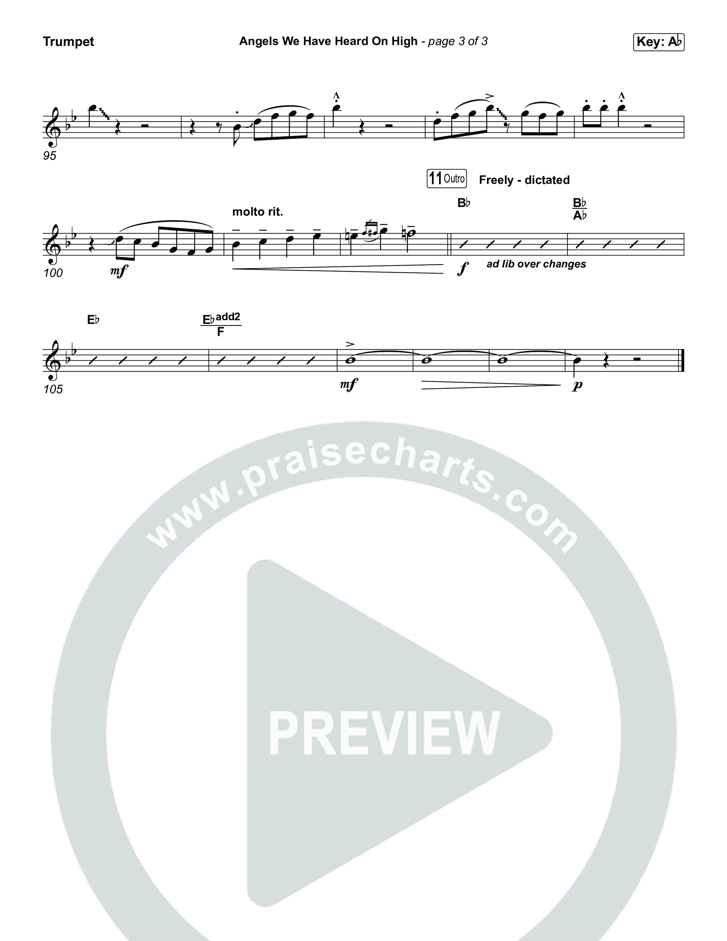 Angels We Have Heard On High Trumpet 1,2 (Museum Of The Bible)