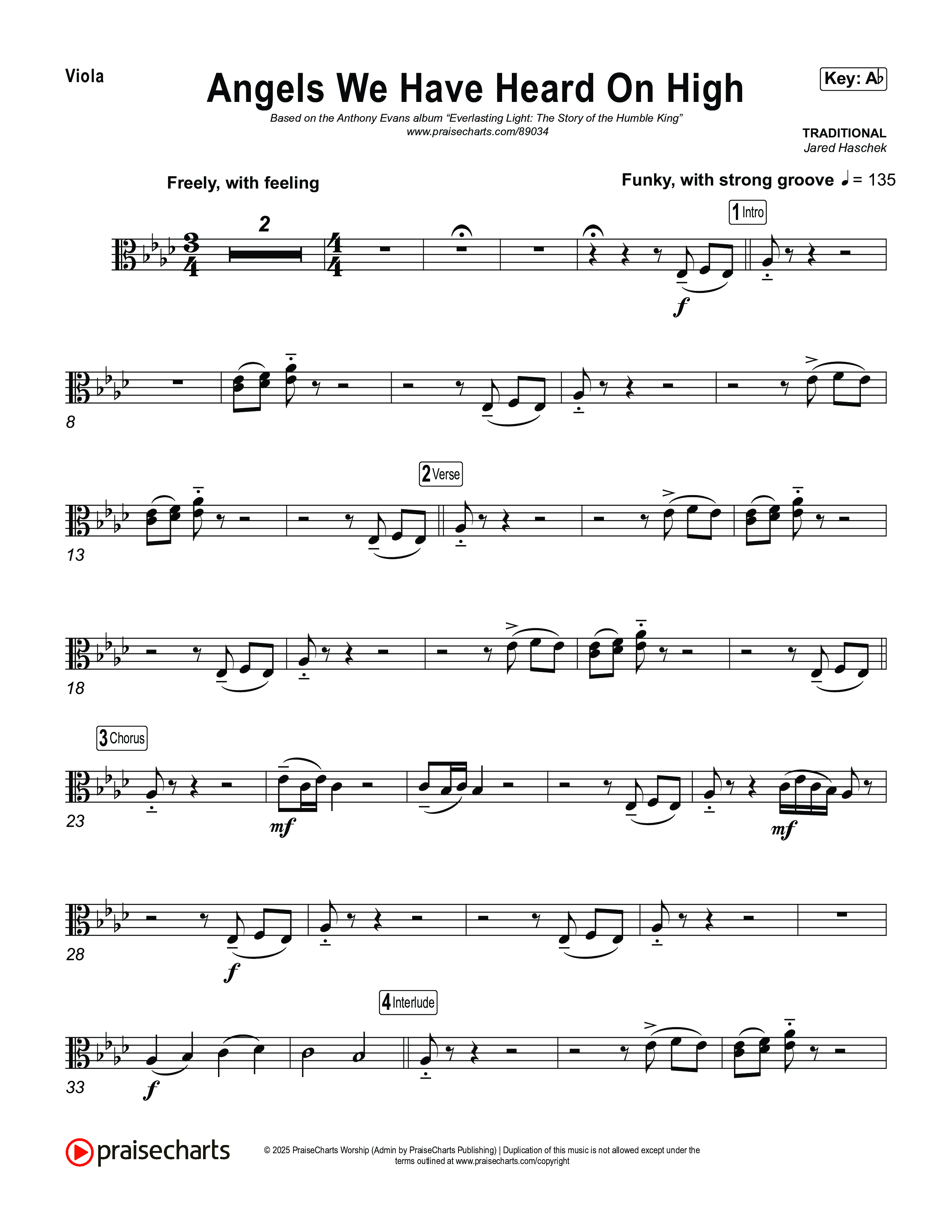 Angels We Have Heard On High Viola (Museum Of The Bible)