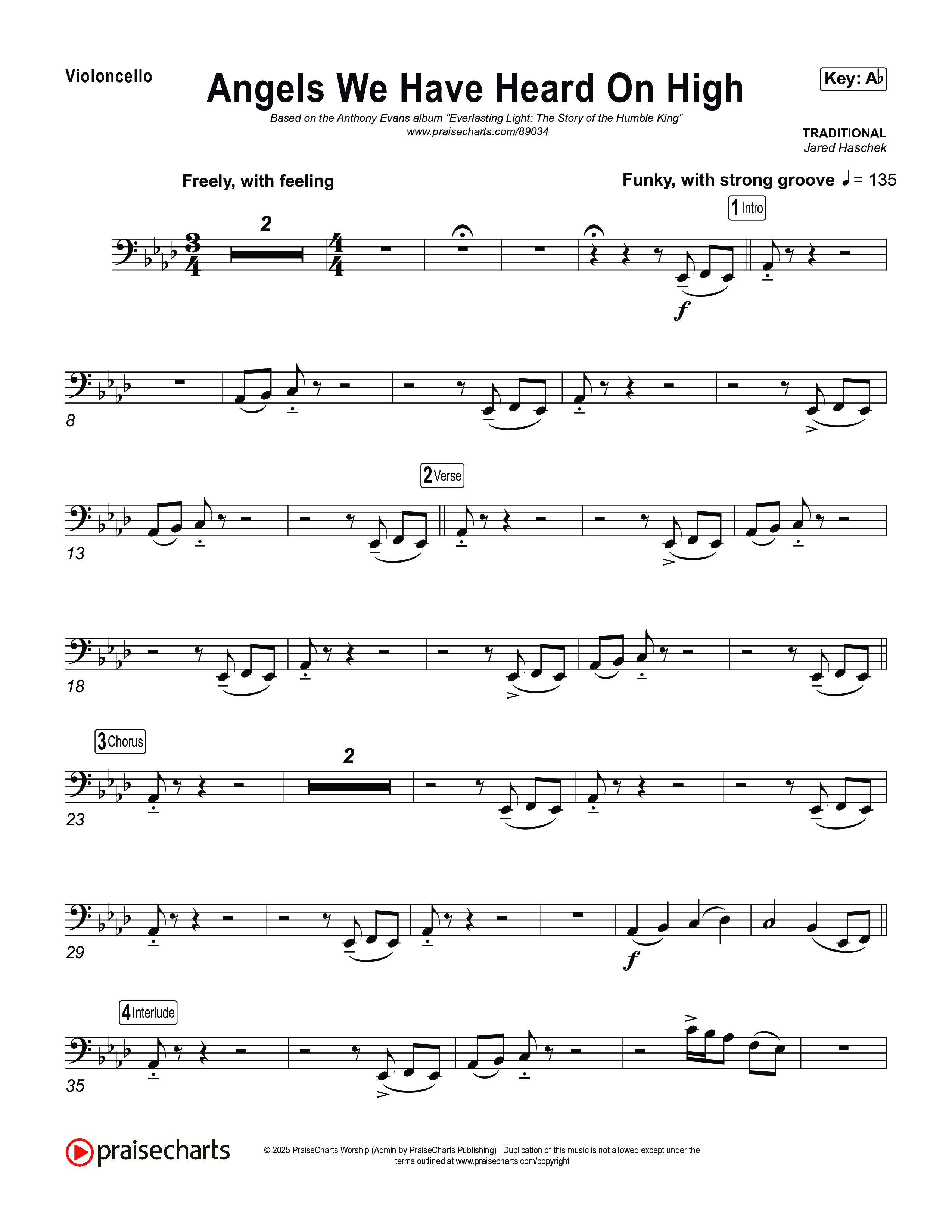 Angels We Have Heard On High Violincello (Museum Of The Bible)