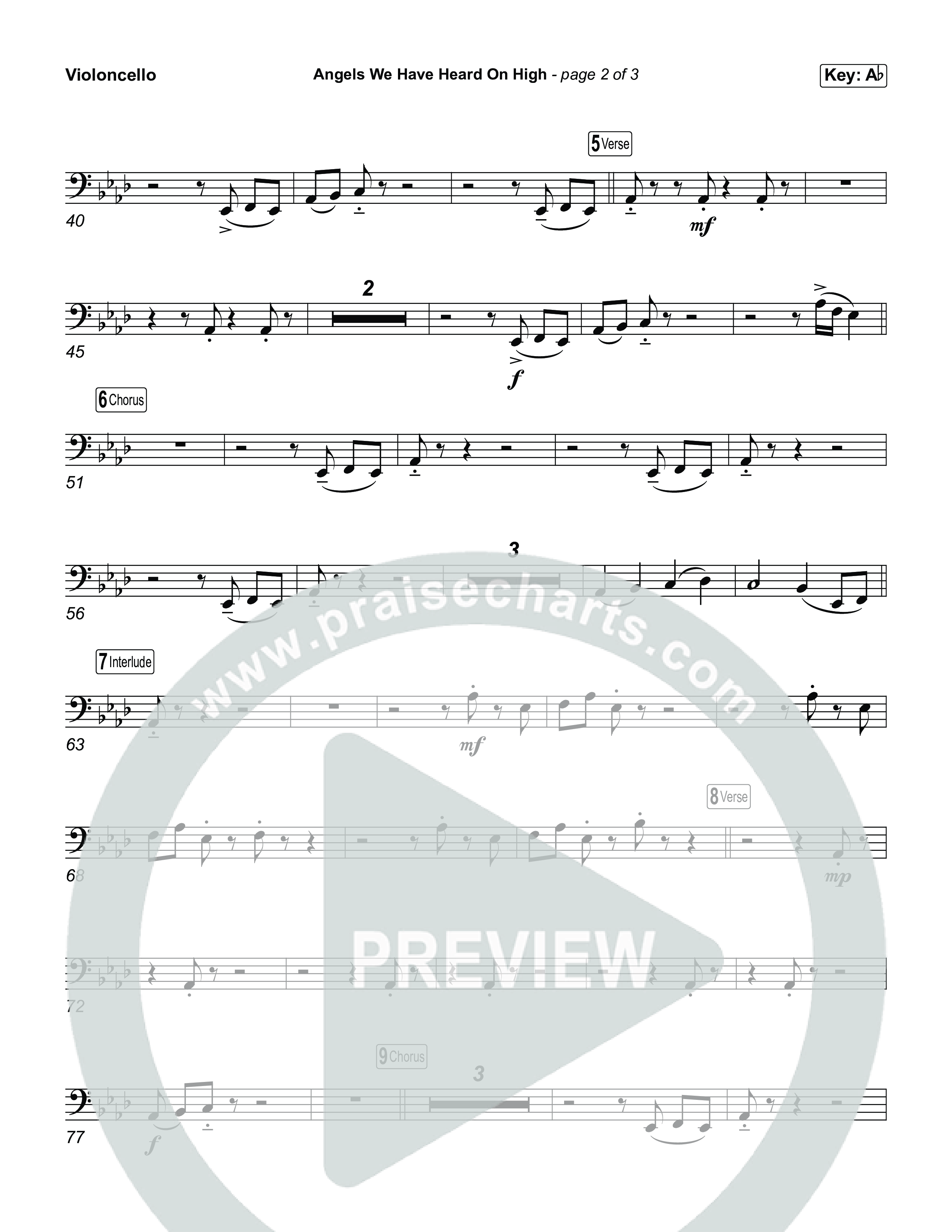 Angels We Have Heard On High Violincello (Museum Of The Bible)