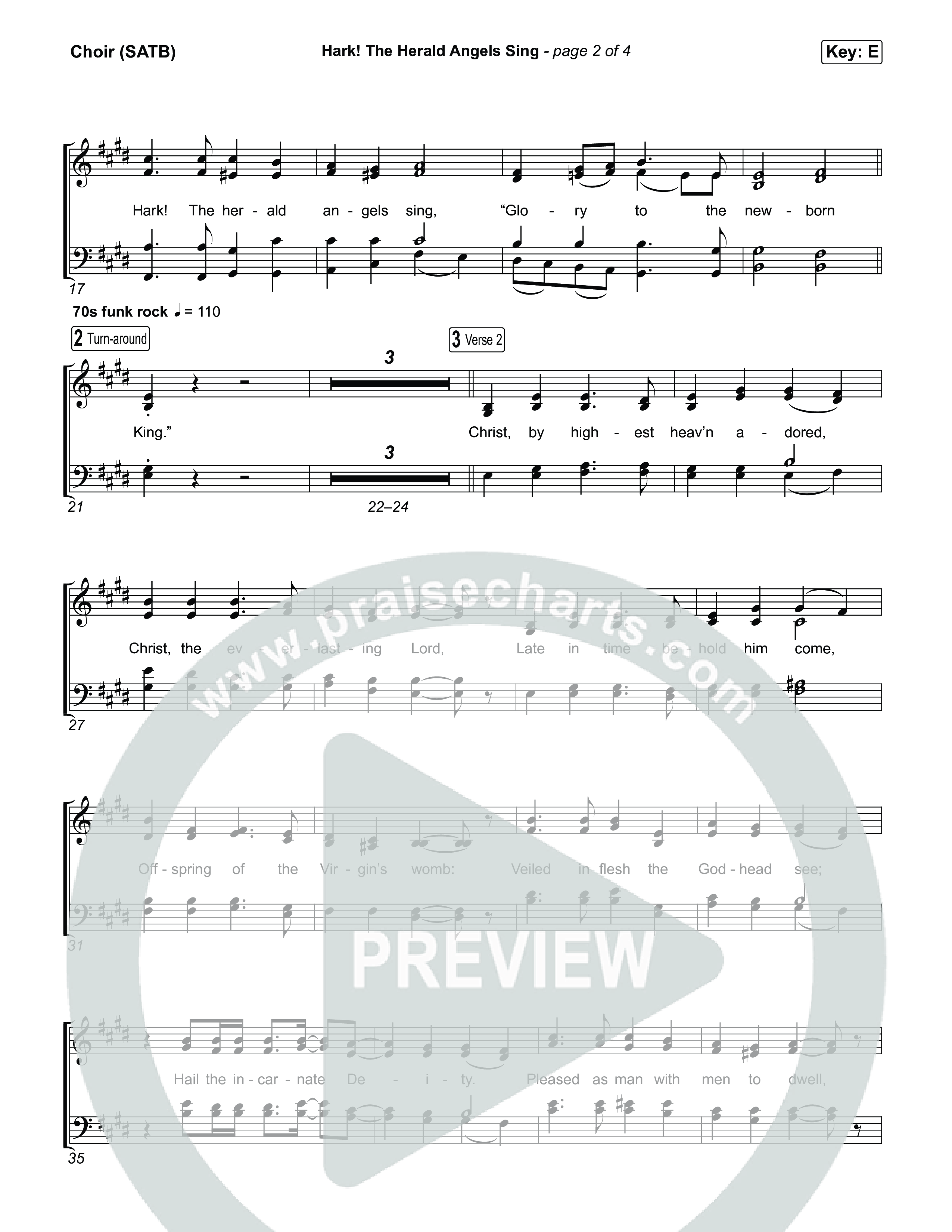 Hark The Herald Angels Sing Choir Sheet (SATB) (Museum Of The Bible / Arr. Jared Haschek)