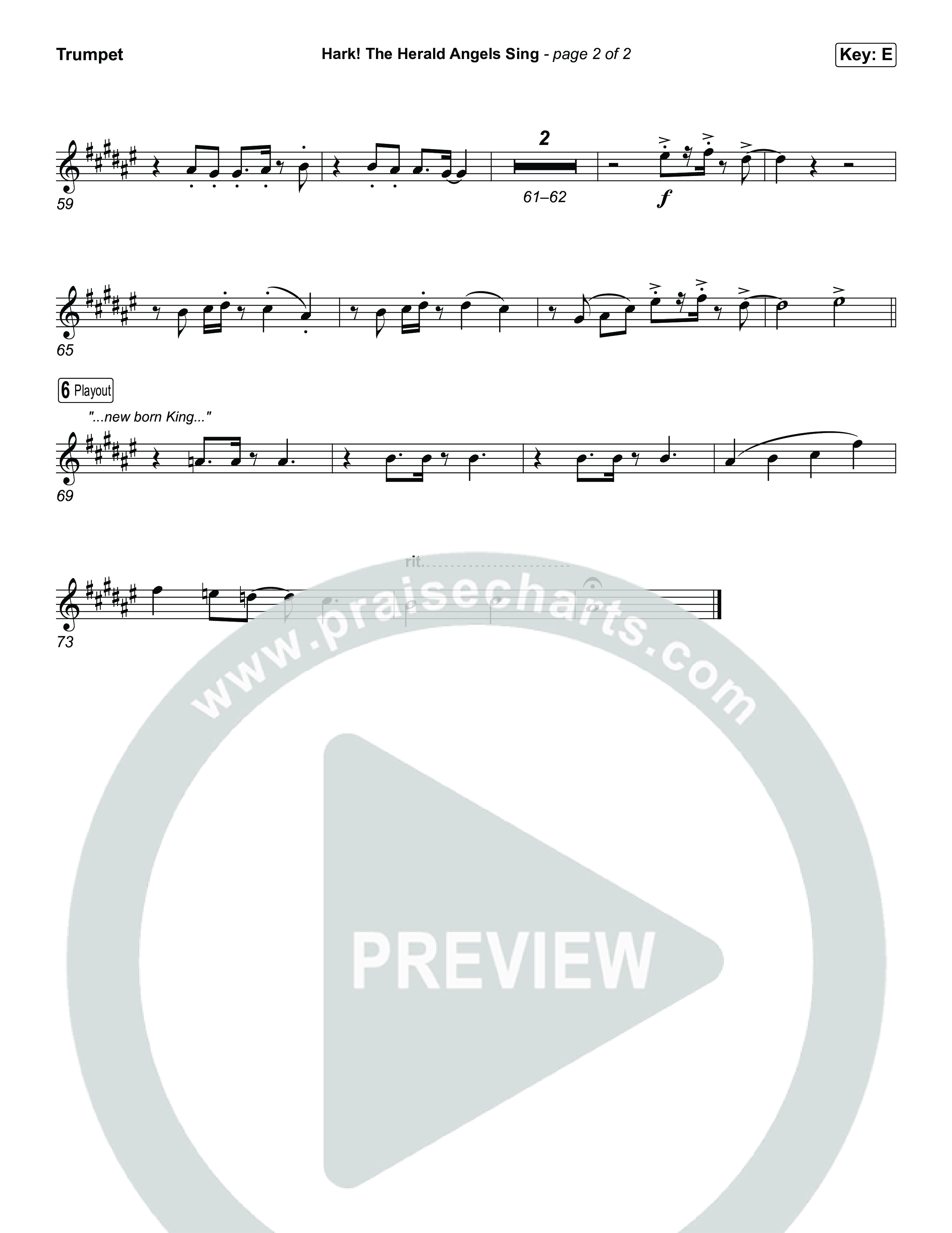 Hark The Herald Angels Sing Trumpet 1,2 (Museum Of The Bible / Arr. Jared Haschek)