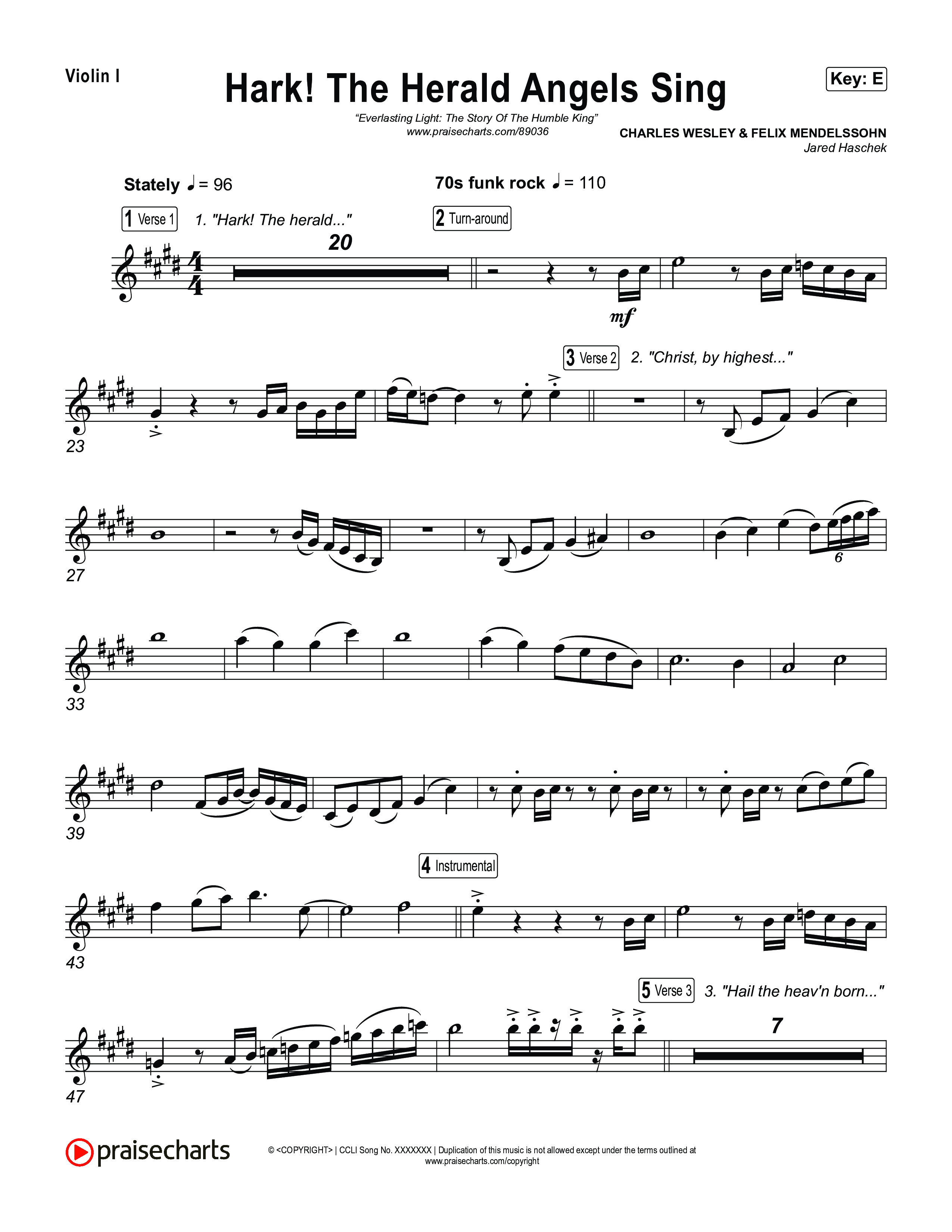 Hark The Herald Angels Sing String Pack (Museum Of The Bible / Arr. Jared Haschek)