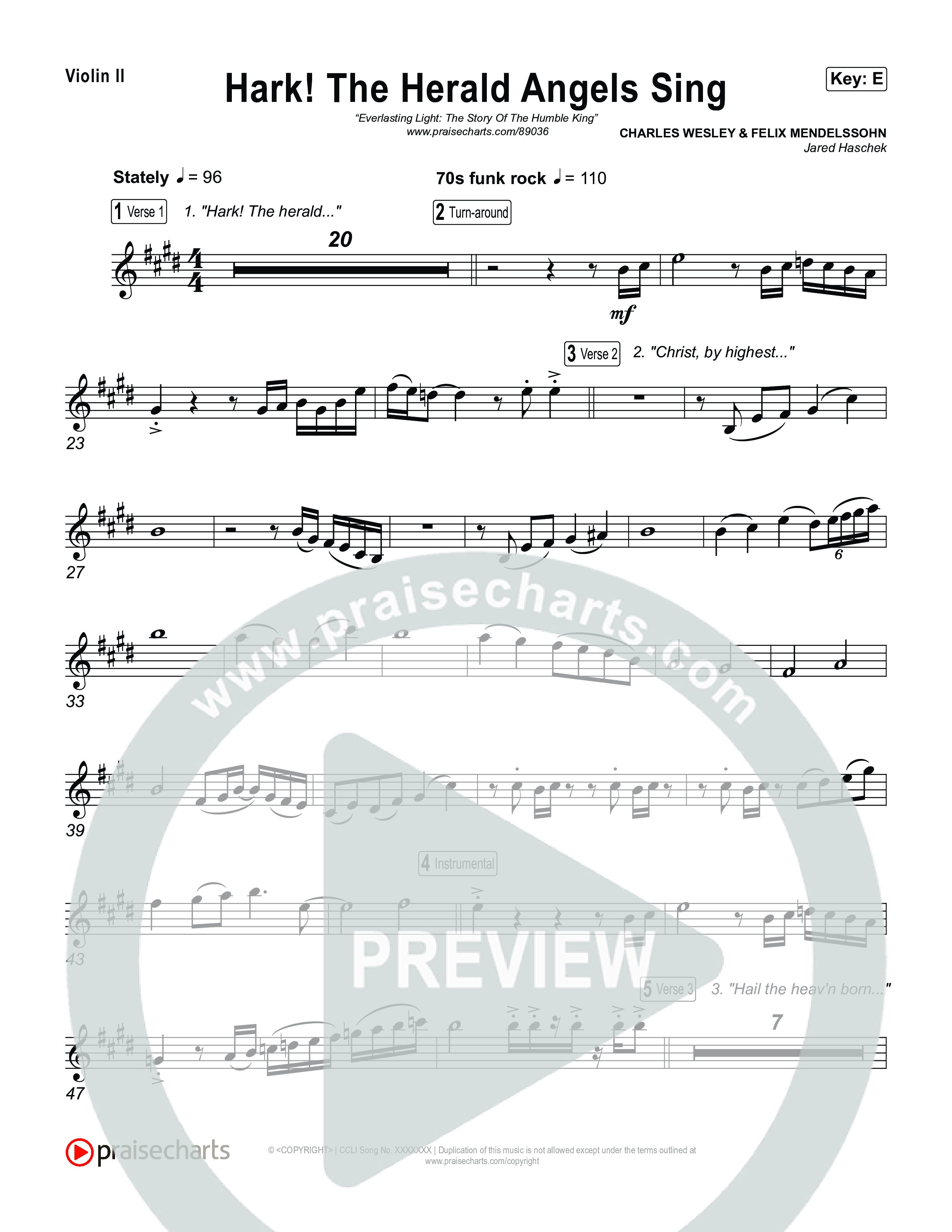 Hark The Herald Angels Sing String Pack (Museum Of The Bible / Arr. Jared Haschek)