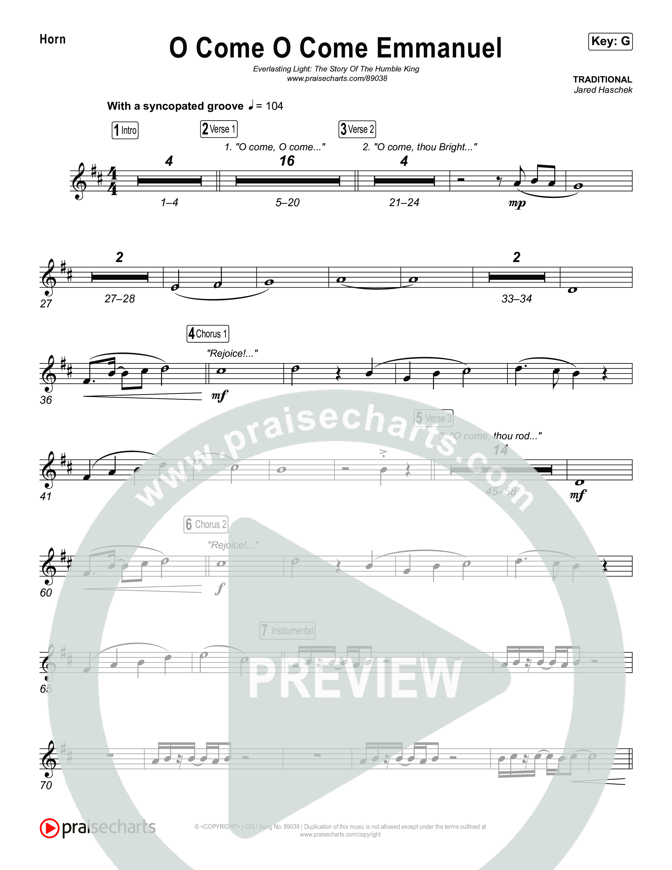 O Come O Come Emmanuel Brass Pack (Museum Of The Bible / Arr. Jared Haschek)