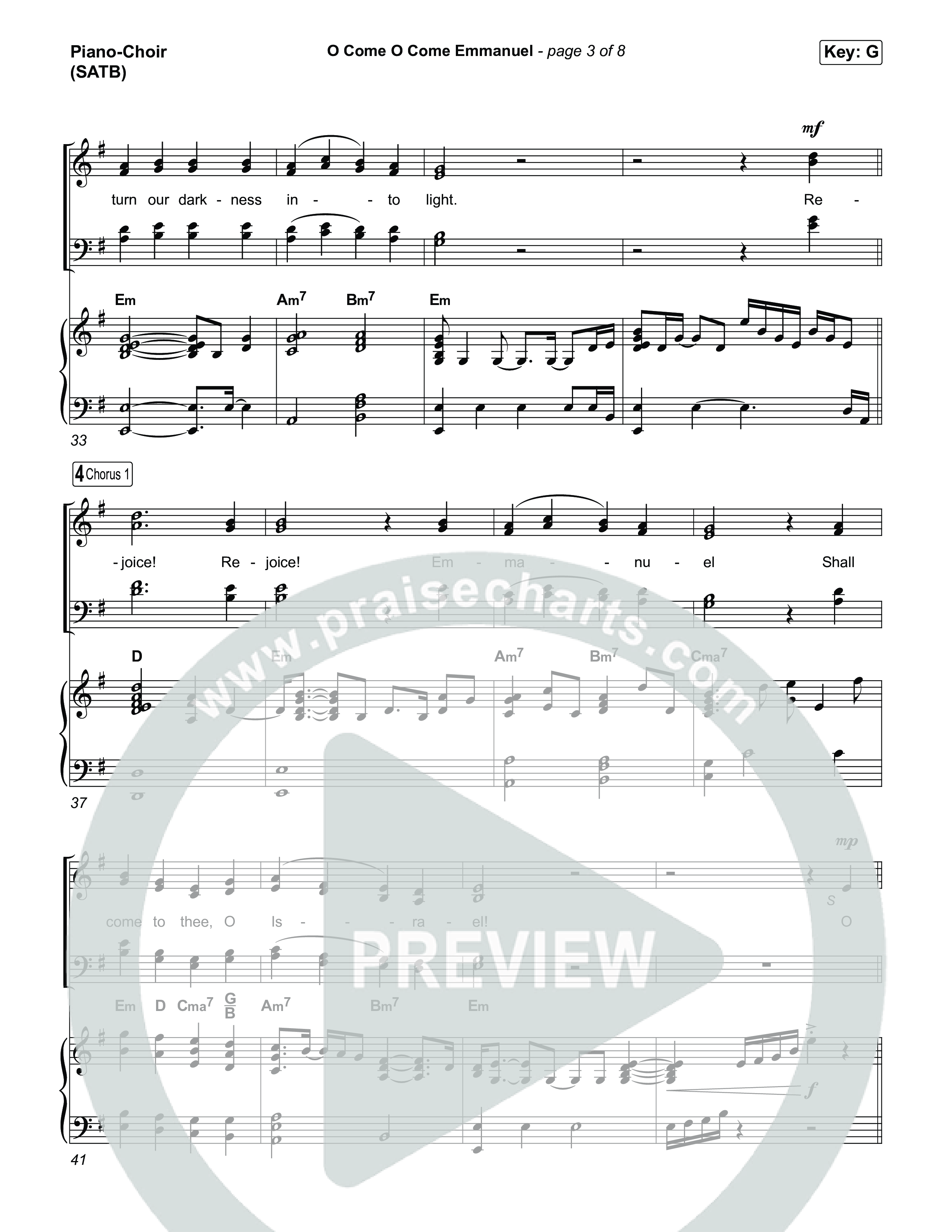 O Come O Come Emmanuel Piano/Vocal (SATB) (Museum Of The Bible / Arr. Jared Haschek)