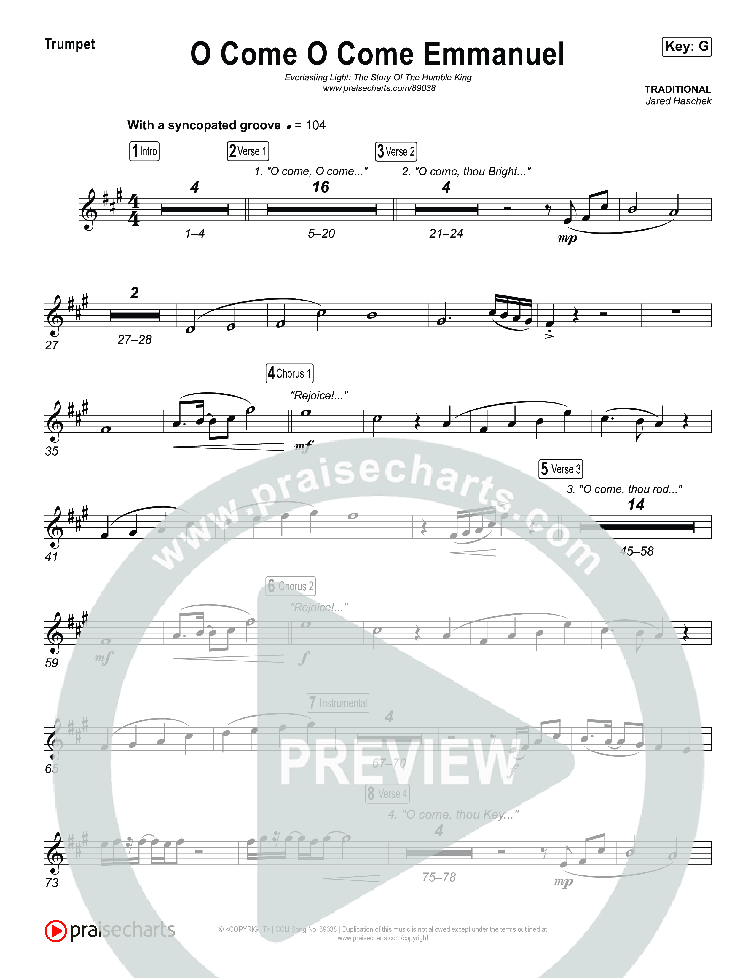 O Come O Come Emmanuel Brass Pack (Museum Of The Bible / Arr. Jared Haschek)