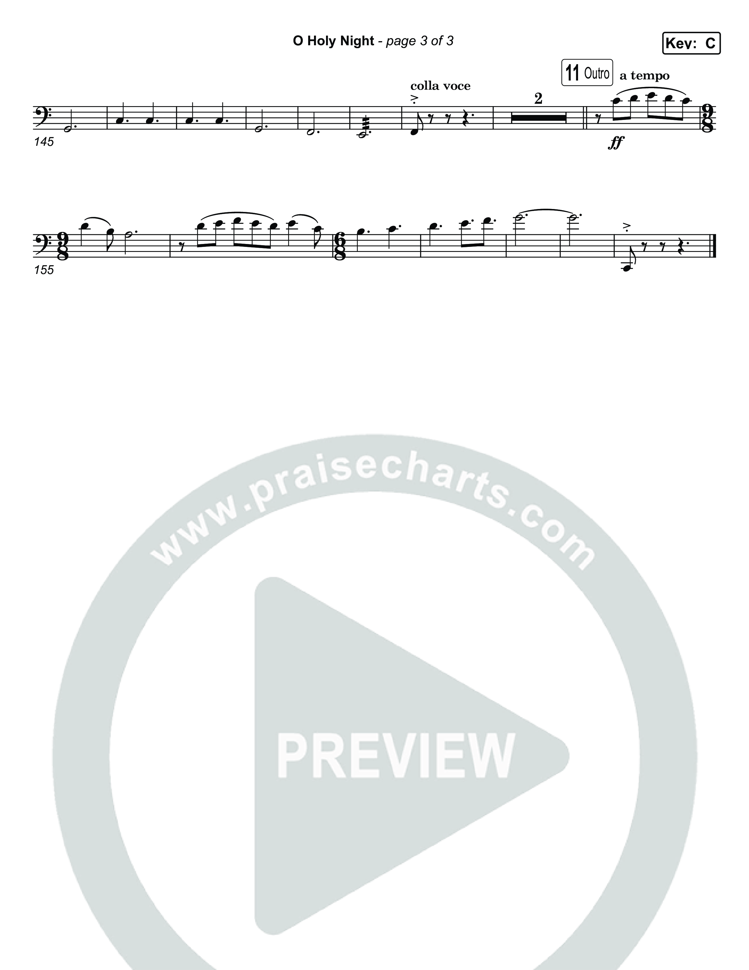 O Holy Night Cello (Museum Of The Bible / Arr. Jared Haschek)