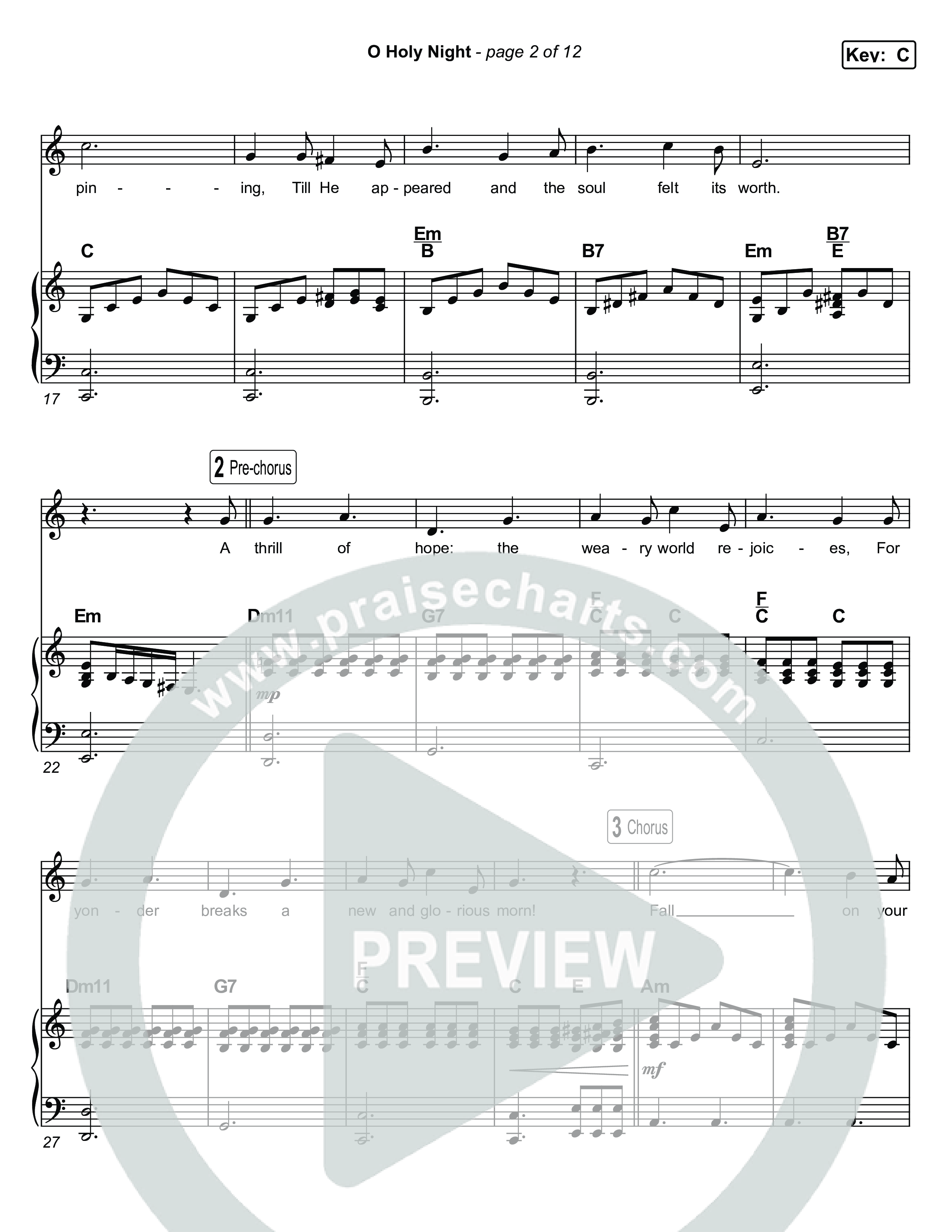 O Holy Night Piano/Vocal Pack (Museum Of The Bible / Arr. Jared Haschek)