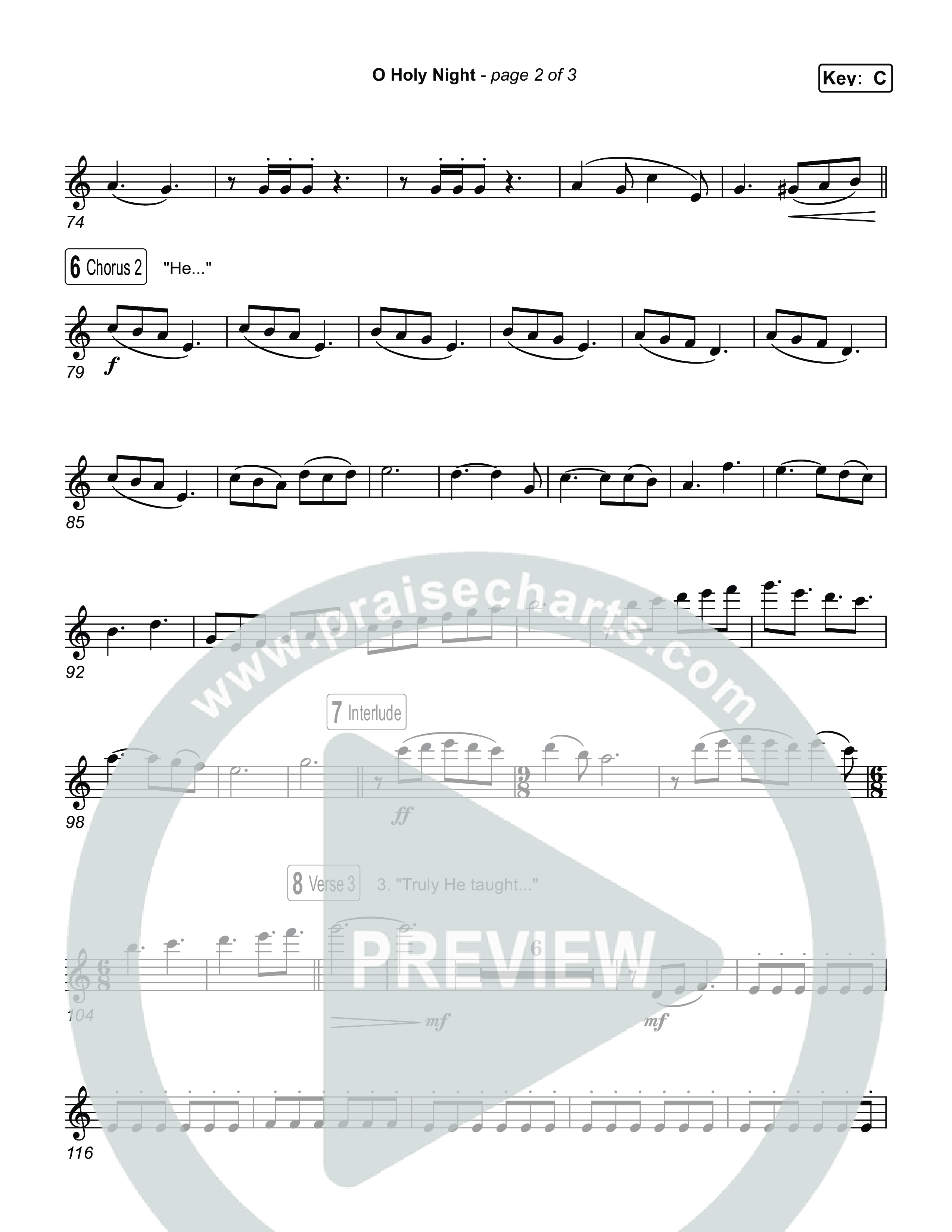 O Holy Night String Pack (Museum Of The Bible / Arr. Jared Haschek)