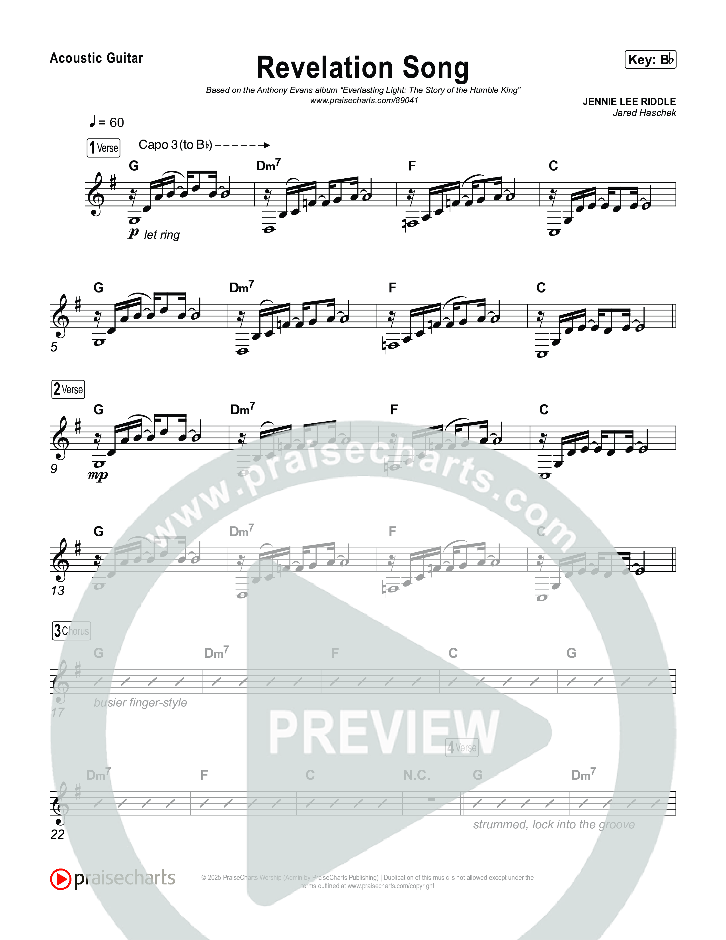Revelation Song Rhythm Chart (Arr. Jared Haschek / Museum Of The Bible)
