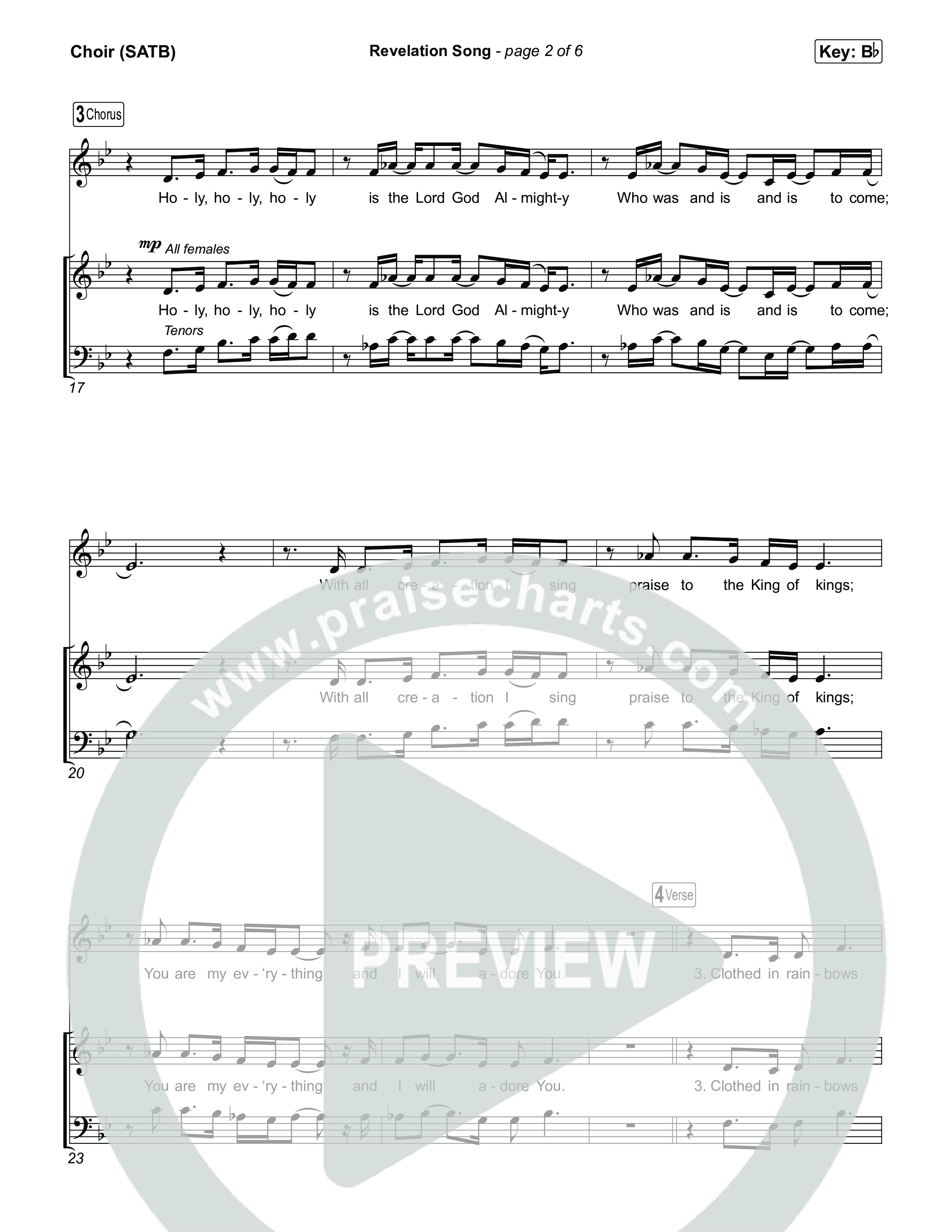 Revelation Song Choir Sheet (SATB) (Arr. Jared Haschek / Museum Of The Bible)