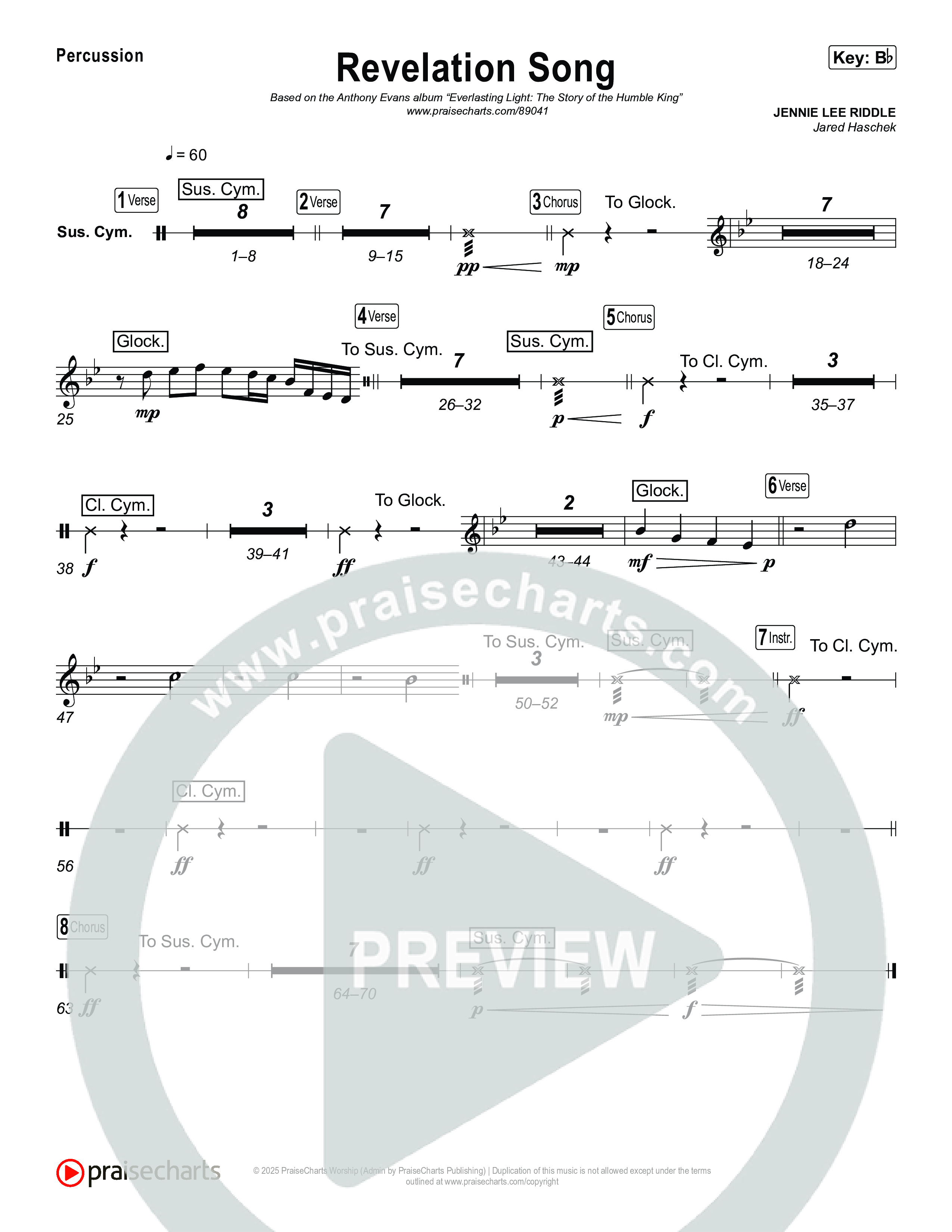 Revelation Song Percussion (Arr. Jared Haschek / Museum Of The Bible)