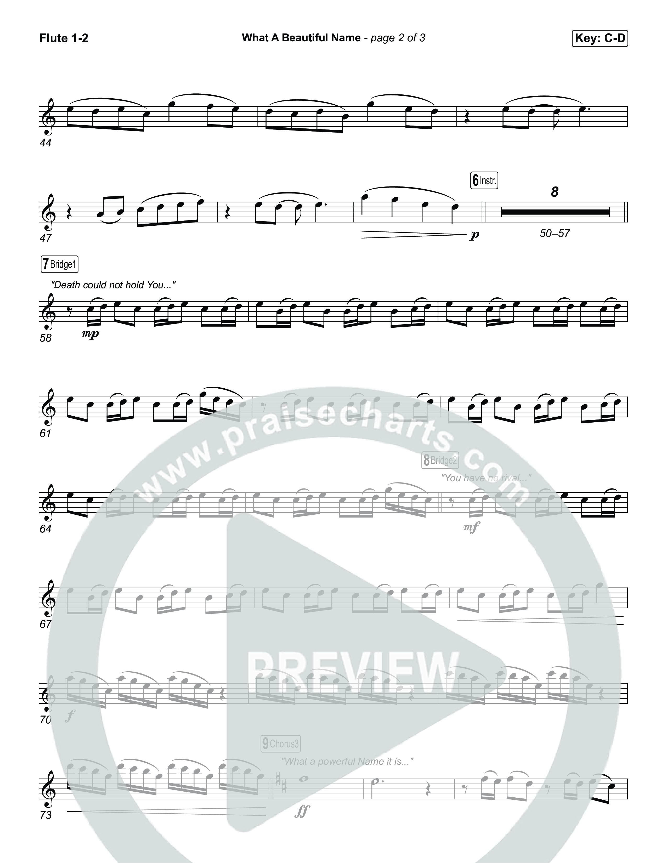 What A Beautiful Name Wind Pack (Museum Of The Bible / Arr. Jared Haschek)