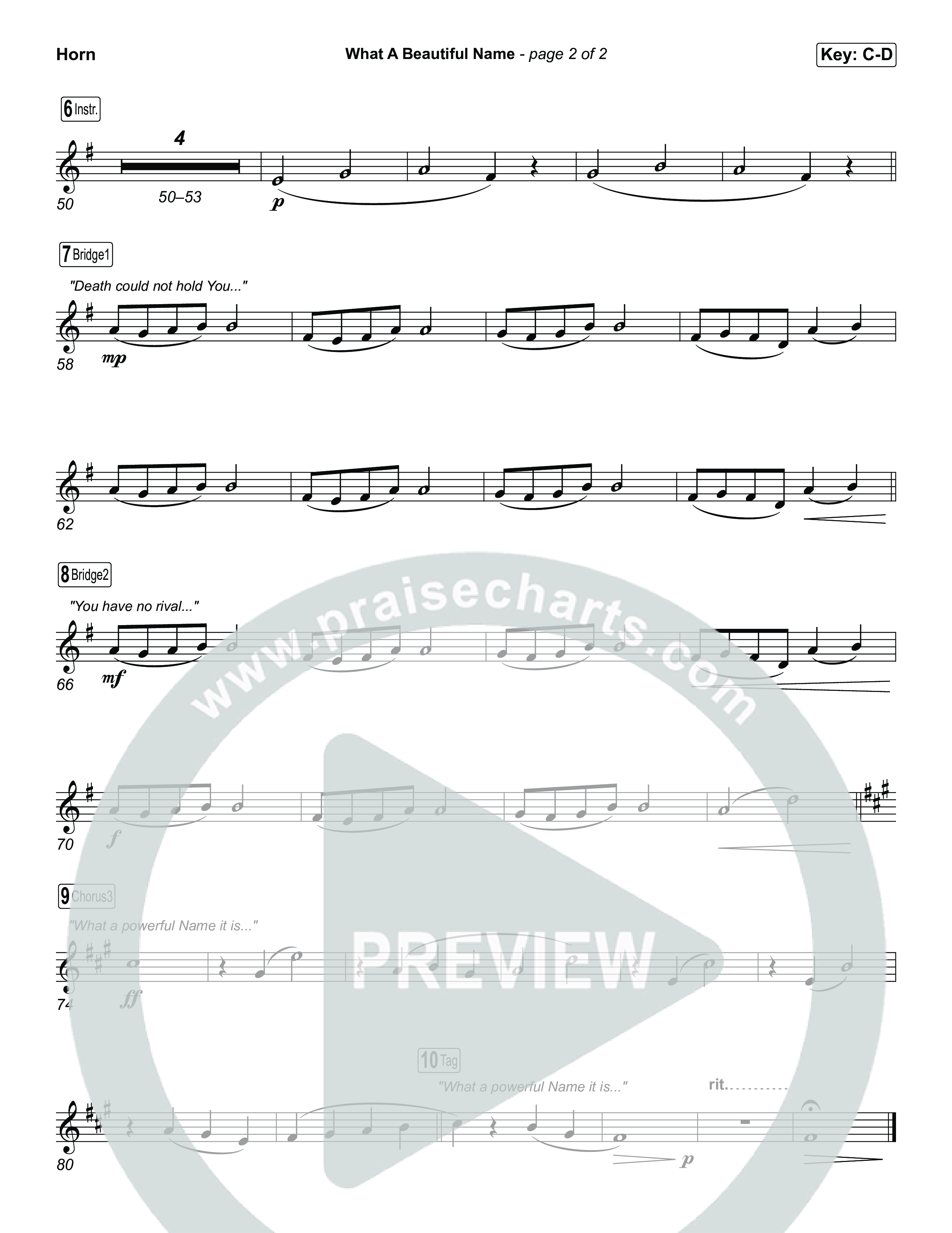 What A Beautiful Name Brass Pack (Museum Of The Bible / Arr. Jared Haschek)