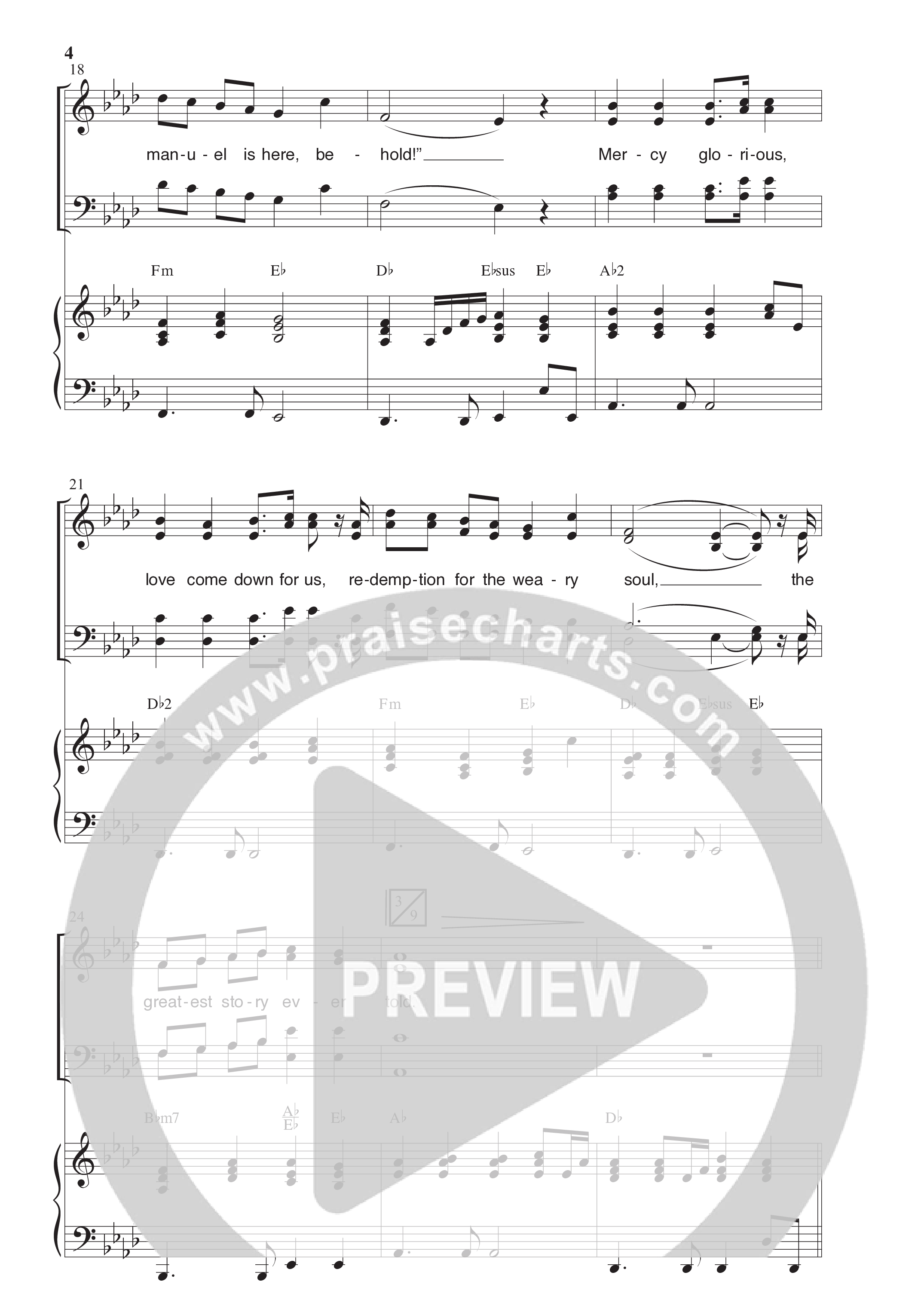 The Greatest Story Ever Told Anthem (SATB/Piano) (Word Music Choral / Arr. Daniel Semsen)