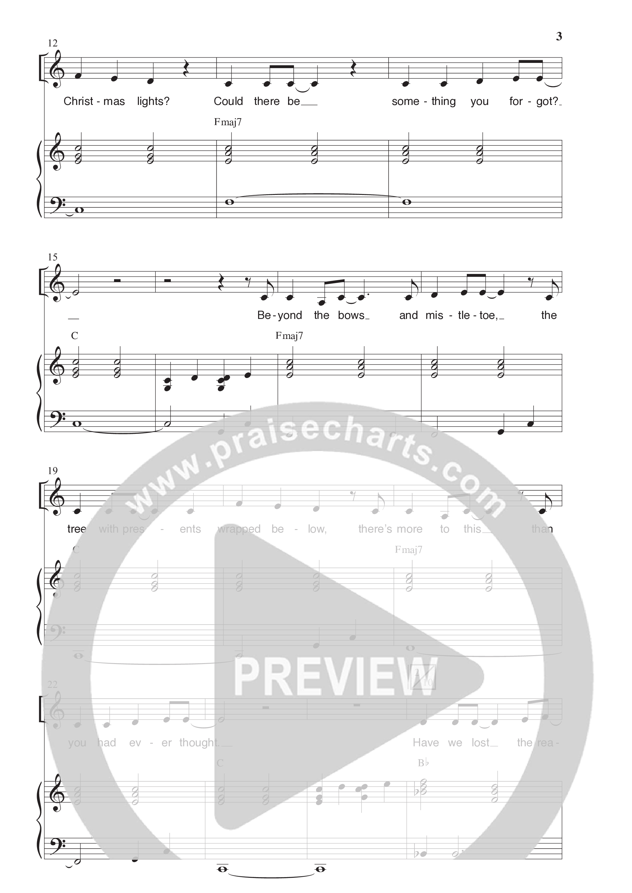 This Is Christmas (Choral Anthem SATB) Anthem (SATB/Piano) (Word Music Choral / Arr. Dave Williamson)