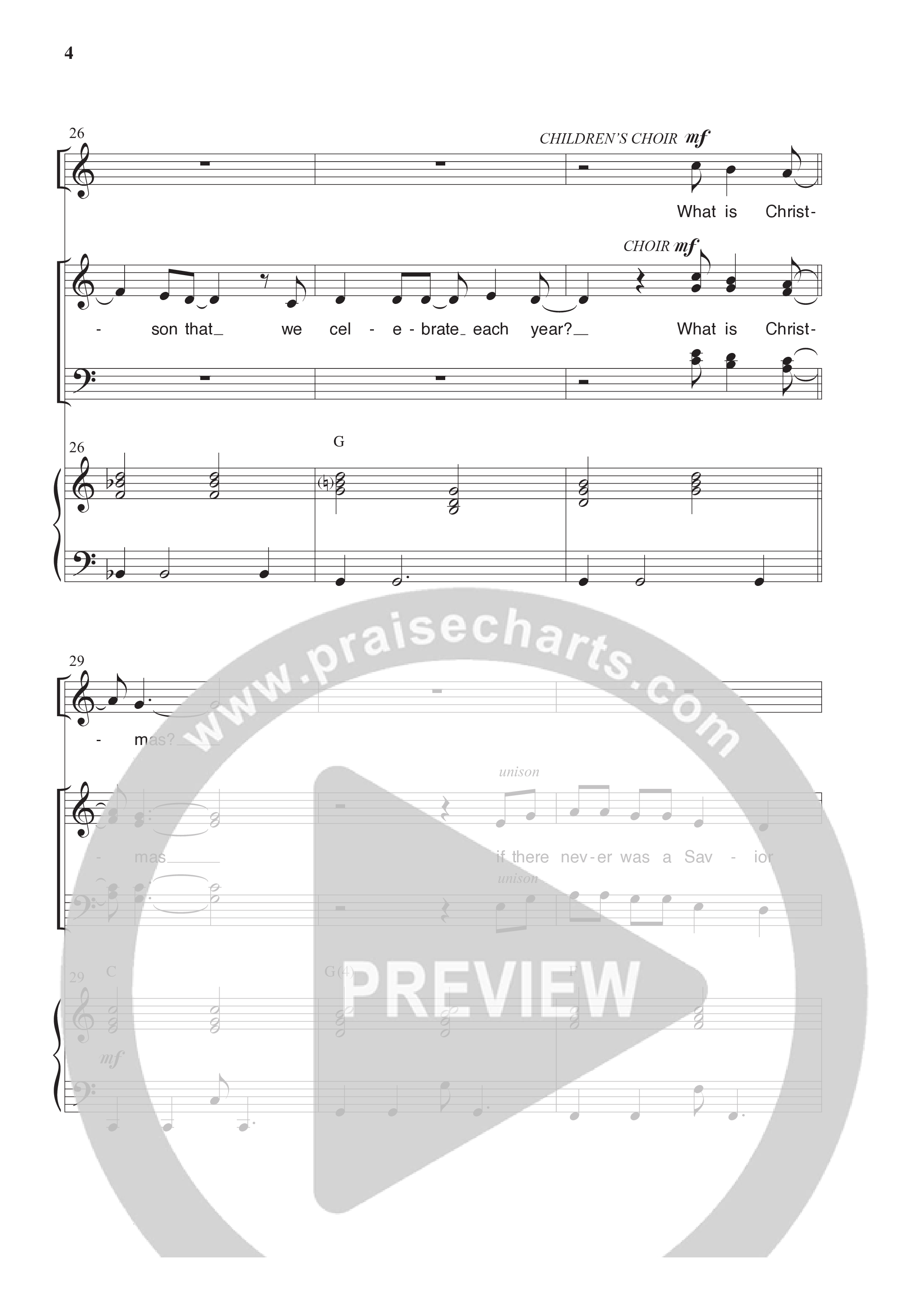 This Is Christmas (Choral Anthem SATB) Anthem (SATB/Piano) (Word Music Choral / Arr. Dave Williamson)