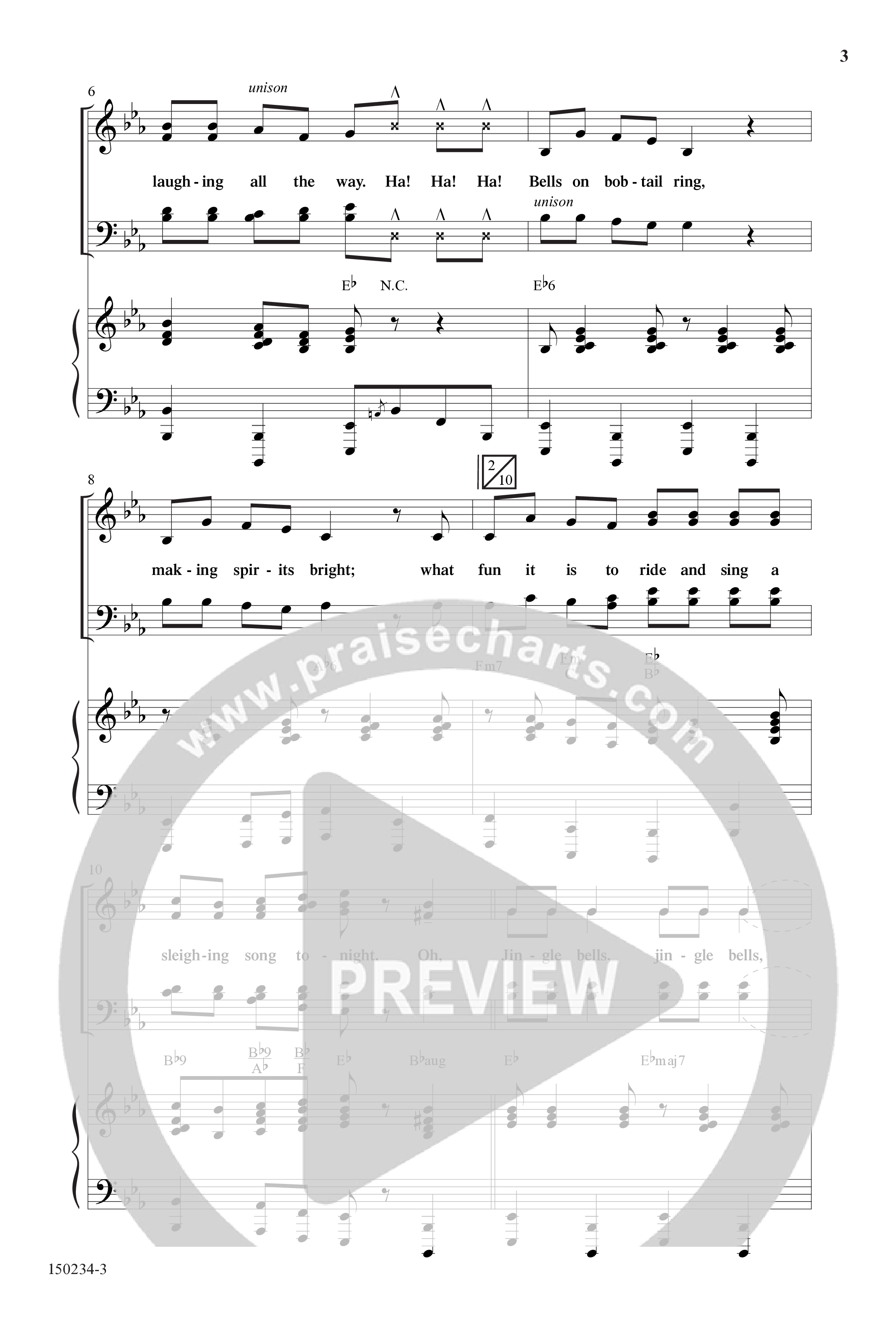 Jingle  All The Way Medley (Choral Anthem SATB) Anthem (SATB/Piano) (Word Music Choral / Arr. David Clydesdale)