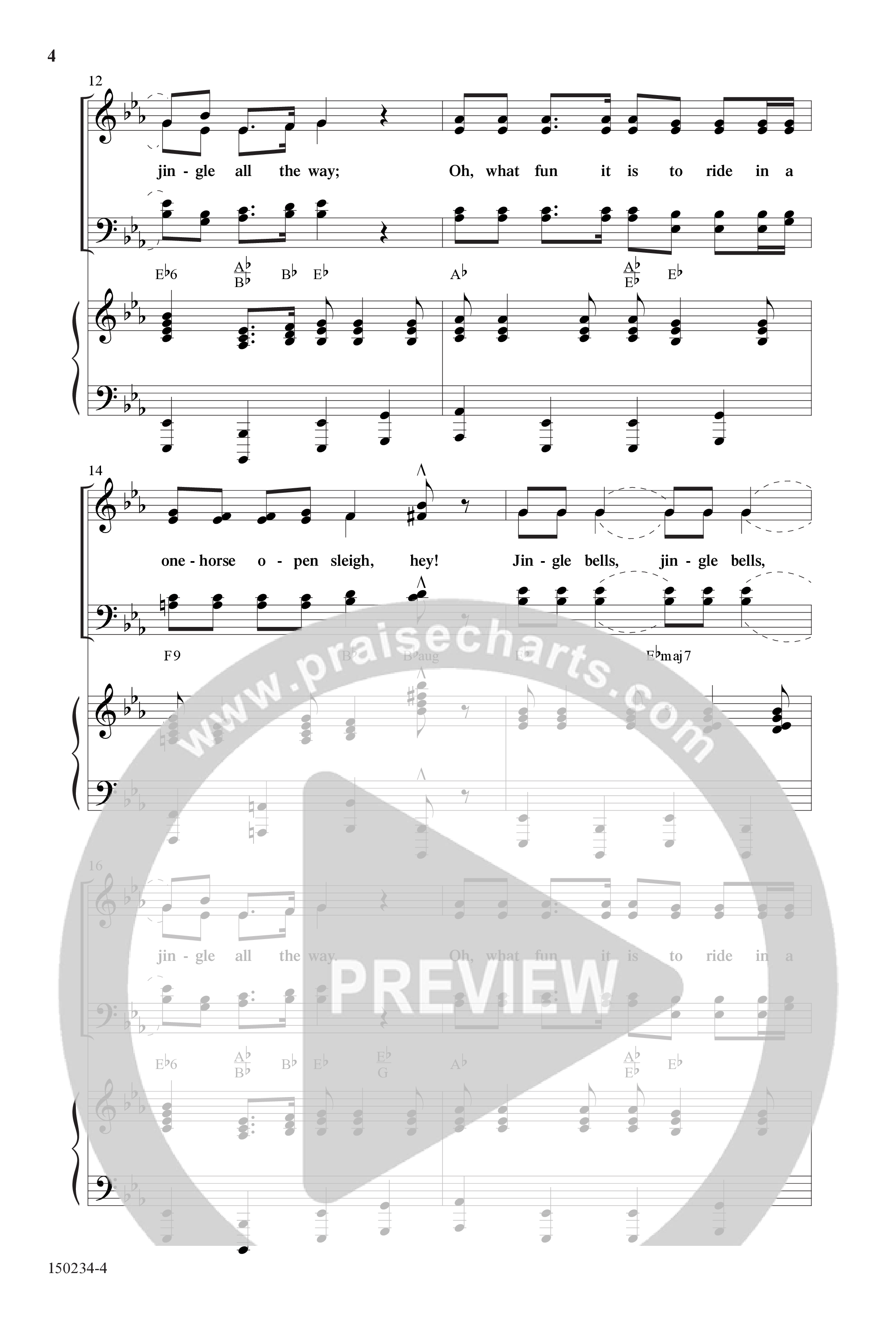 Jingle  All The Way Medley (Choral Anthem SATB) Anthem (SATB/Piano) (Word Music Choral / Arr. David Clydesdale)