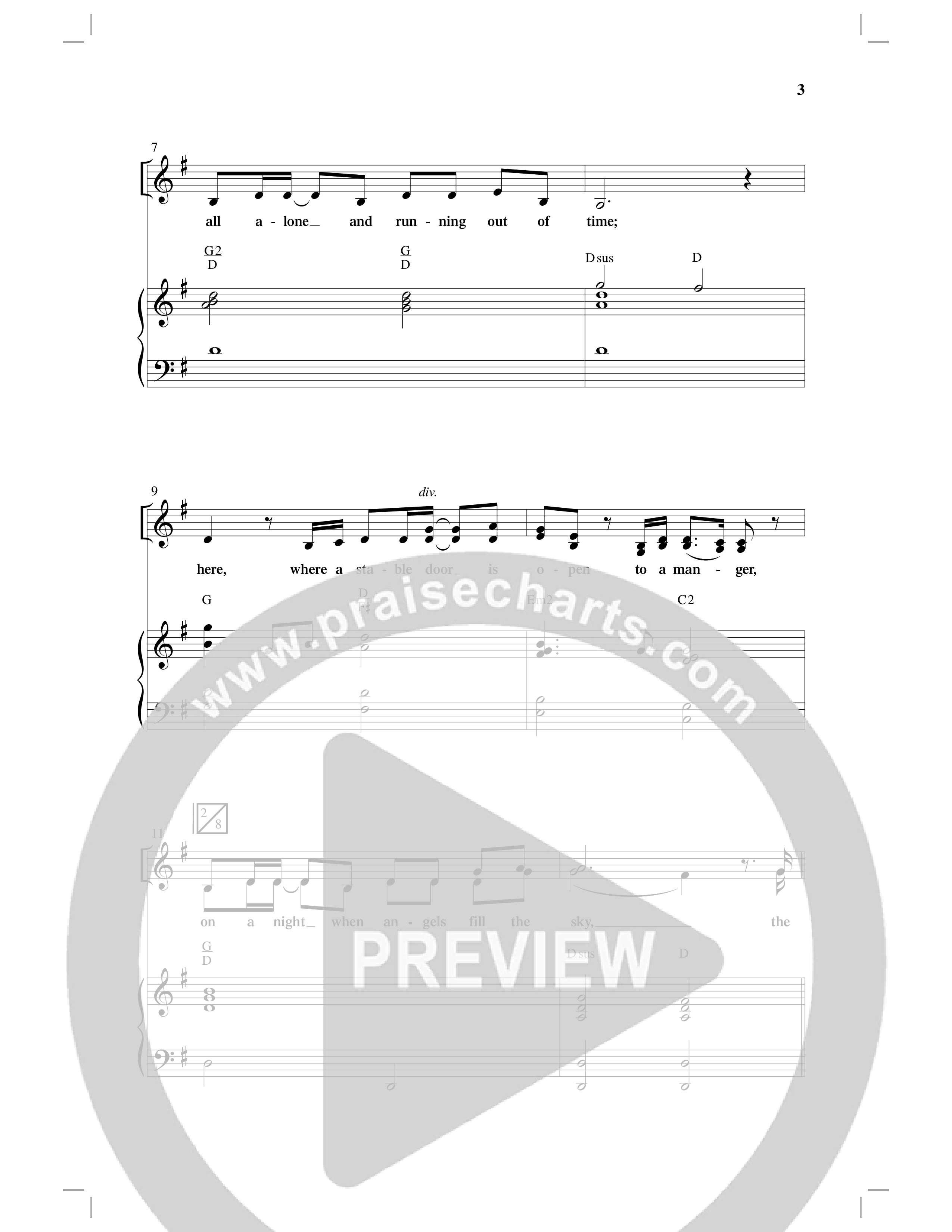 Here (Choral Anthem SATB) Anthem (SATB/Piano) (Word Music Choral / Arr. Dave Williamson)