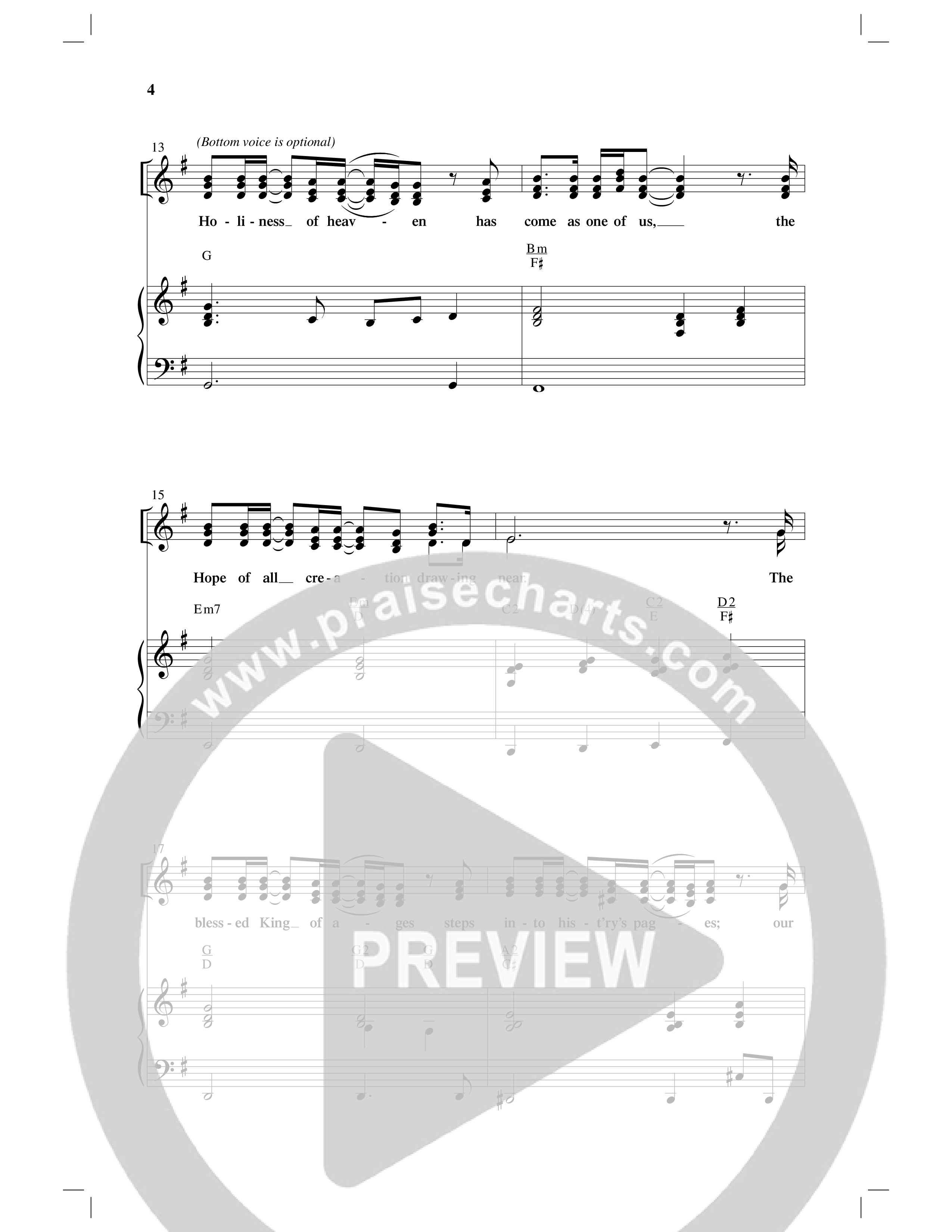 Here (Choral Anthem SATB) Anthem (SATB/Piano) (Word Music Choral / Arr. Dave Williamson)