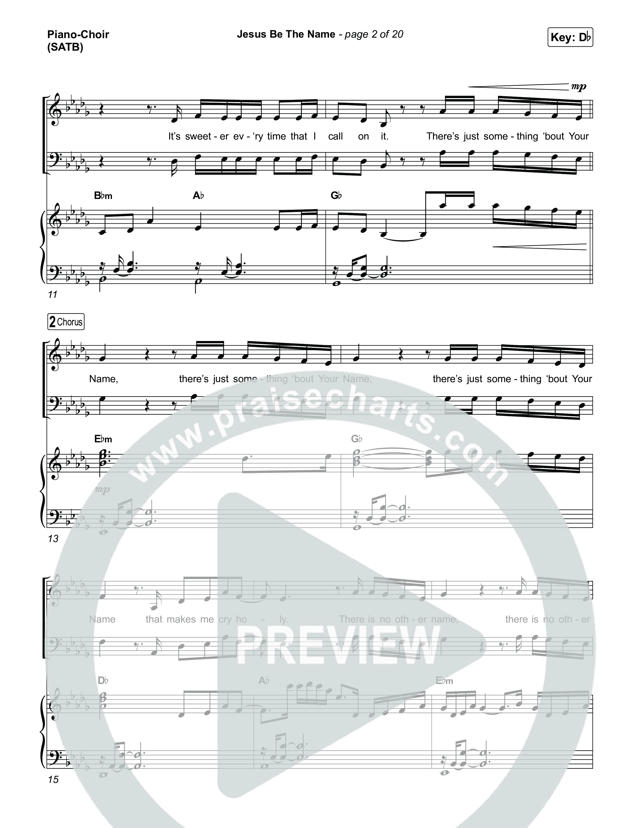 Jesus Be The Name Piano/Vocal Pack (Elevation Worship)