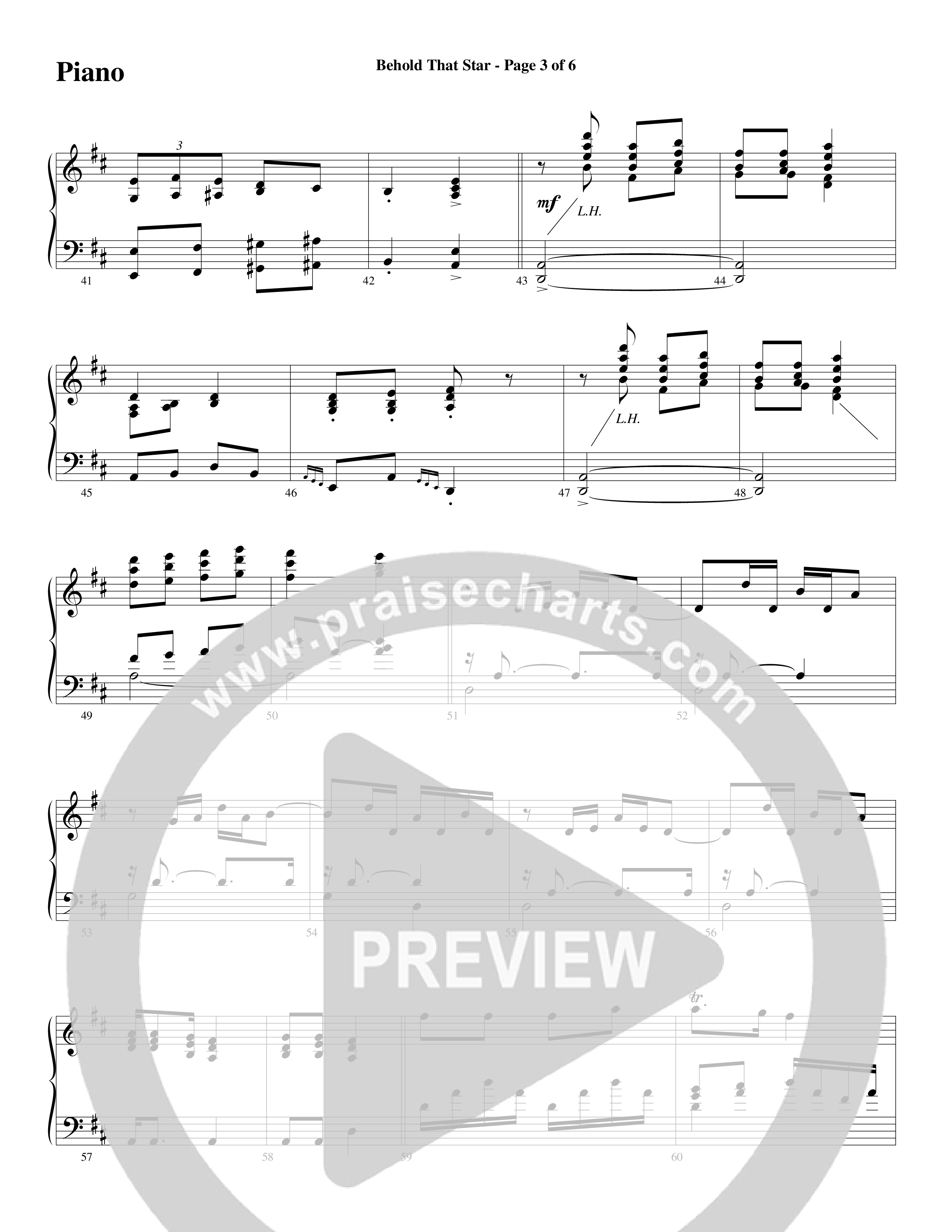 Behold That Star (with O Holy Night) (Choral Anthem SATB) Rhythm Chart (Word Music Choral / Arr. Dan Goeller / Arr. David Huntsinger)