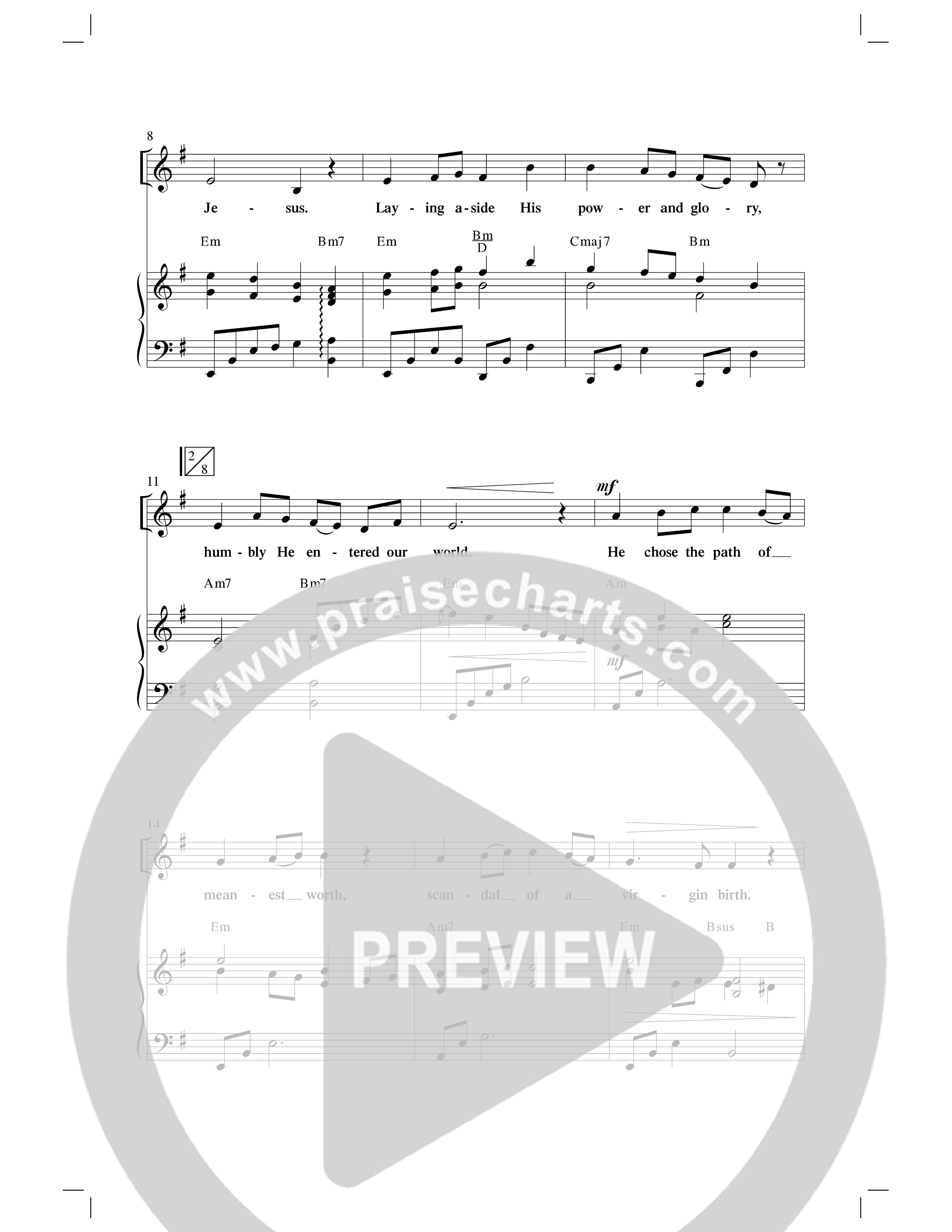 Fullness Of Grace (Choral Anthem SATB) Anthem (SATB/Piano) (Word Music Choral / Arr. Tom Fettke / Orch. Camp Kirkland)