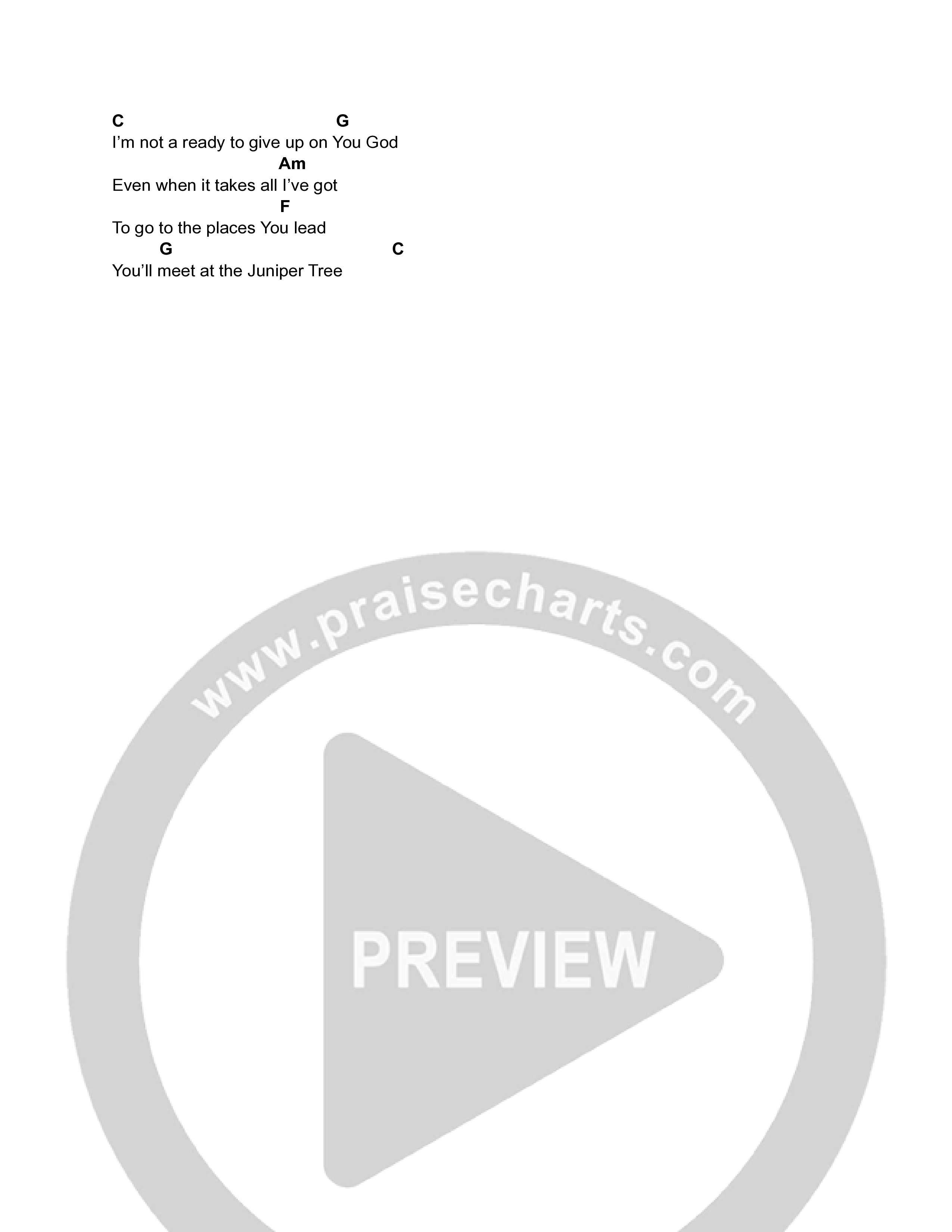 Juniper Tree Chord Chart (Darthy)