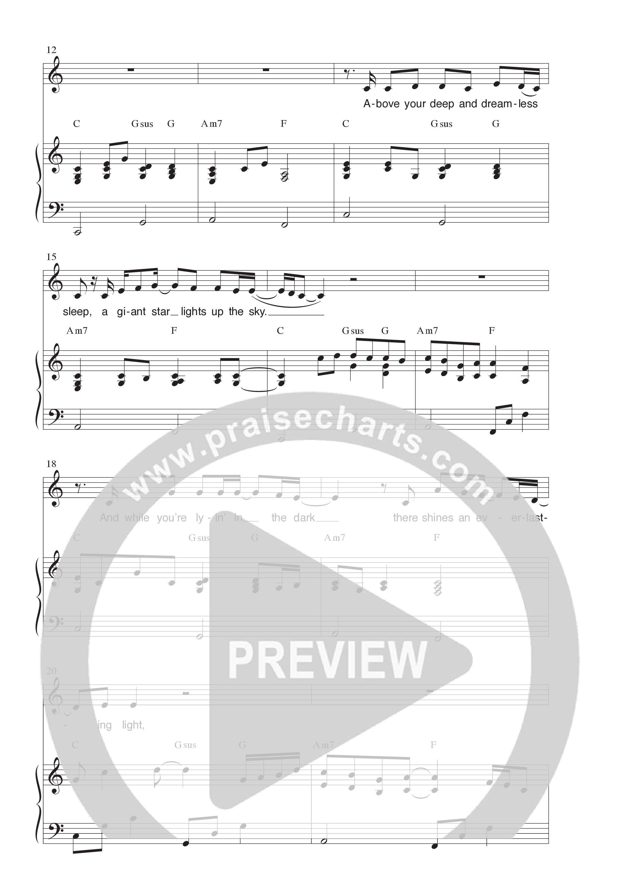 While You Were Sleeping Anthem (SATB/Piano) (Word Music Choral / Arr. Dave Williamson)