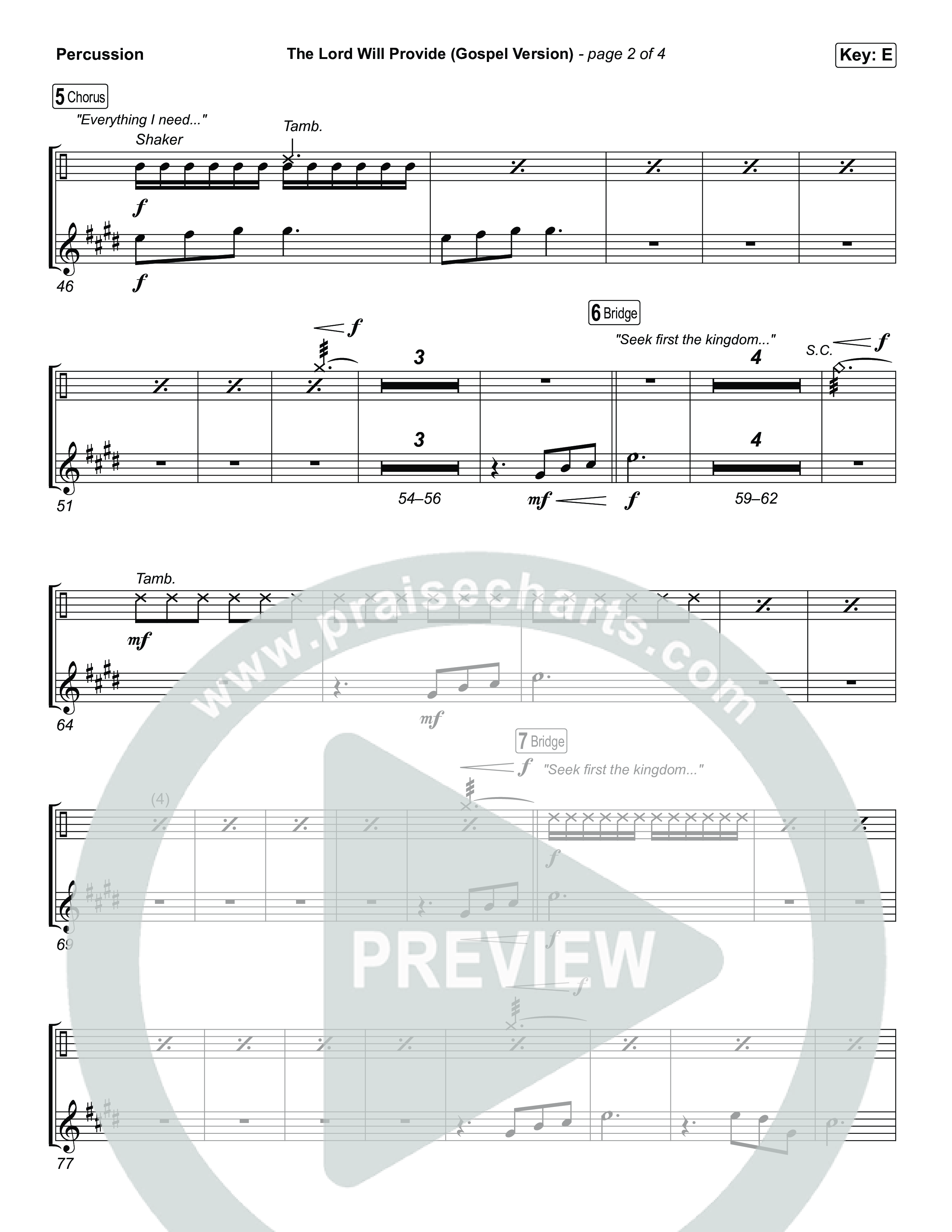 The Lord Will Provide (Gospel Version) (Live) Percussion (Passion / Chidima)