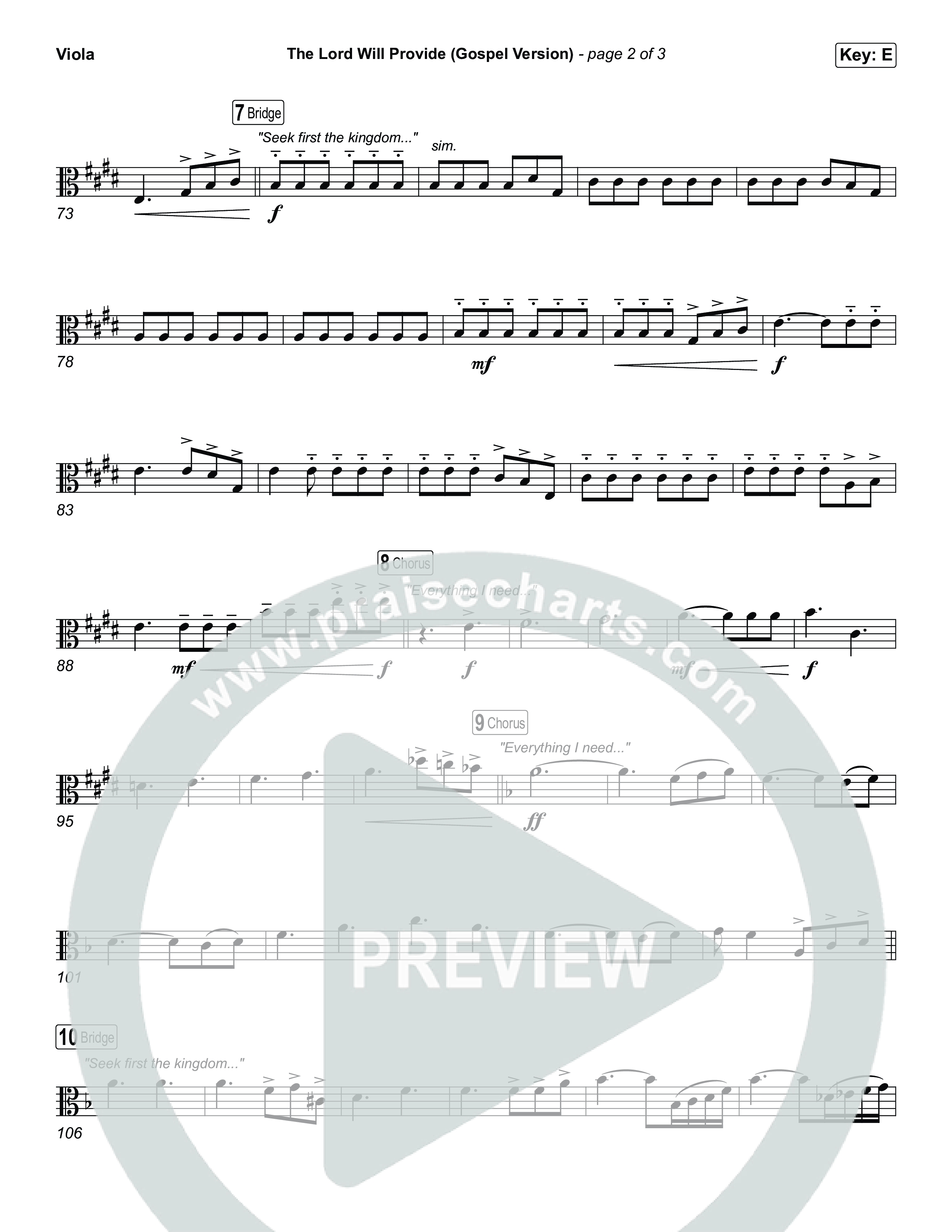 The Lord Will Provide (Gospel Version) (Live) Viola (Passion / Chidima)