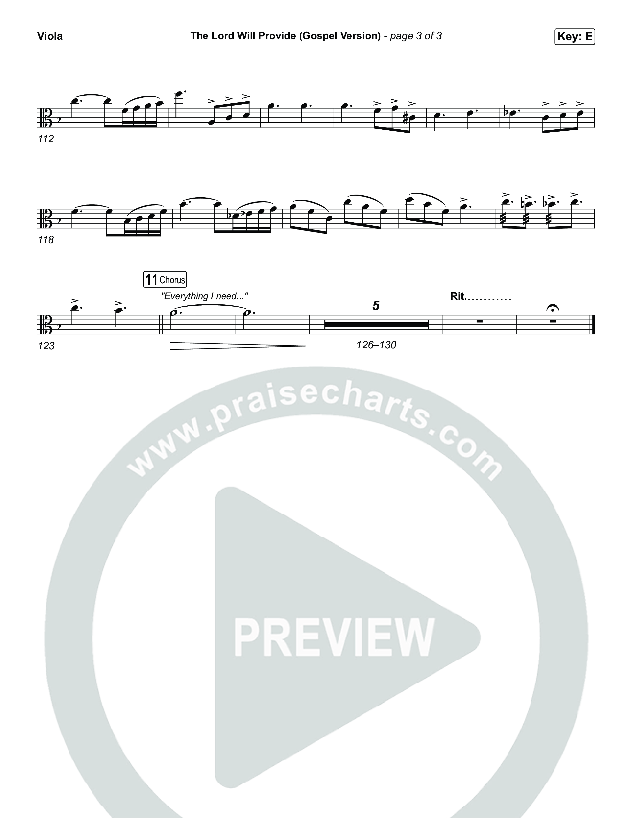 The Lord Will Provide (Gospel Version) (Live) Viola (Passion / Chidima)