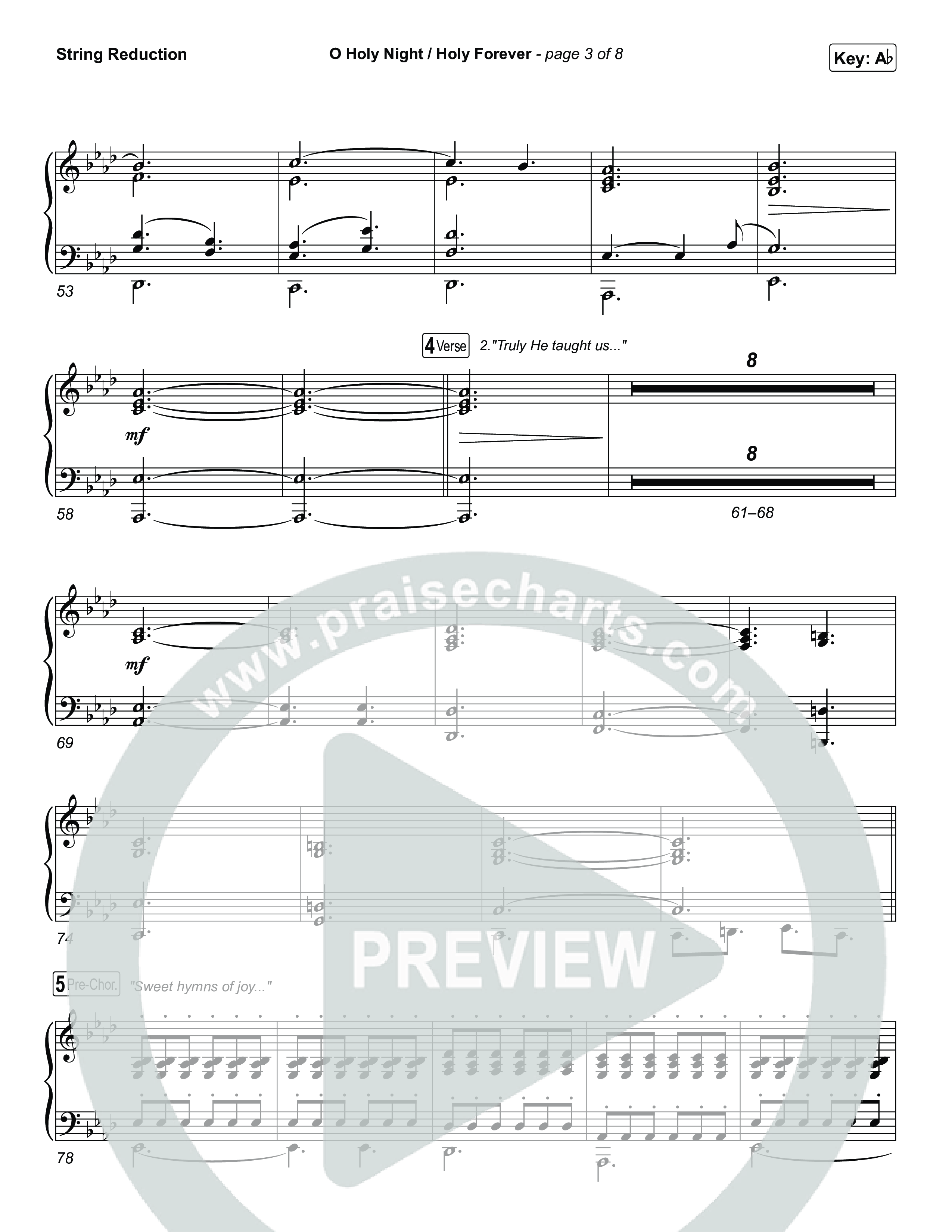 O Holy Night / Holy Forever String Reduction (Bethel Music / Garett & Kate)