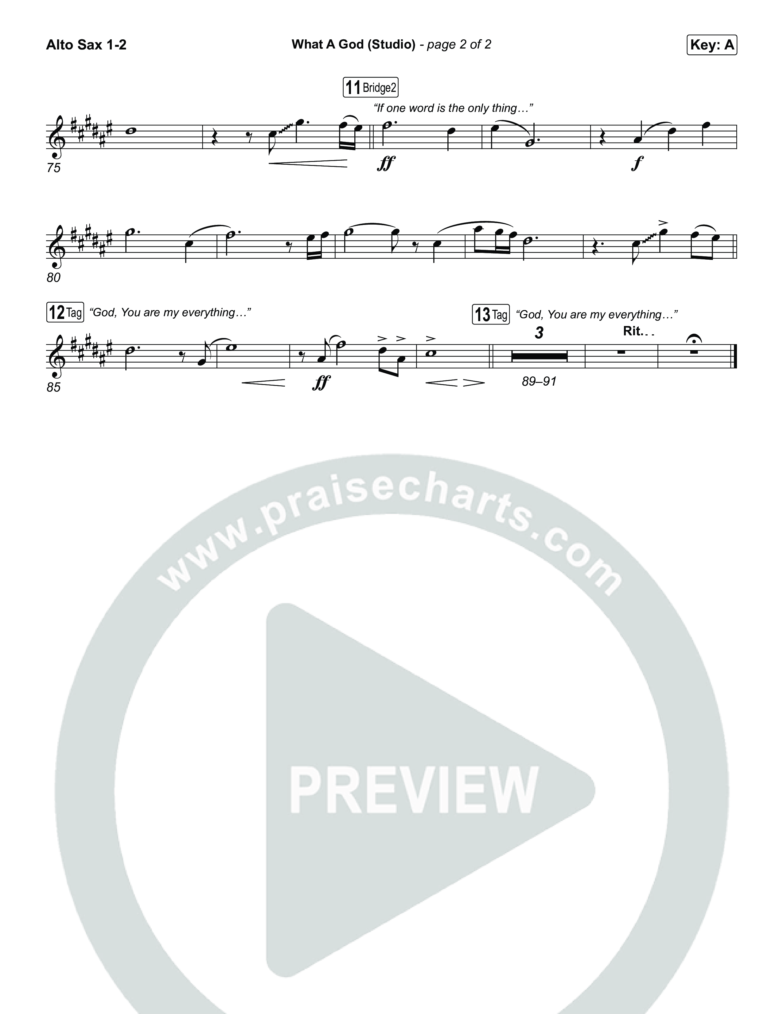 What A God (Studio) Sax Pack (SEU Worship / Chelsea Plank / Kenzie Walker / Roosevelt Stewart)