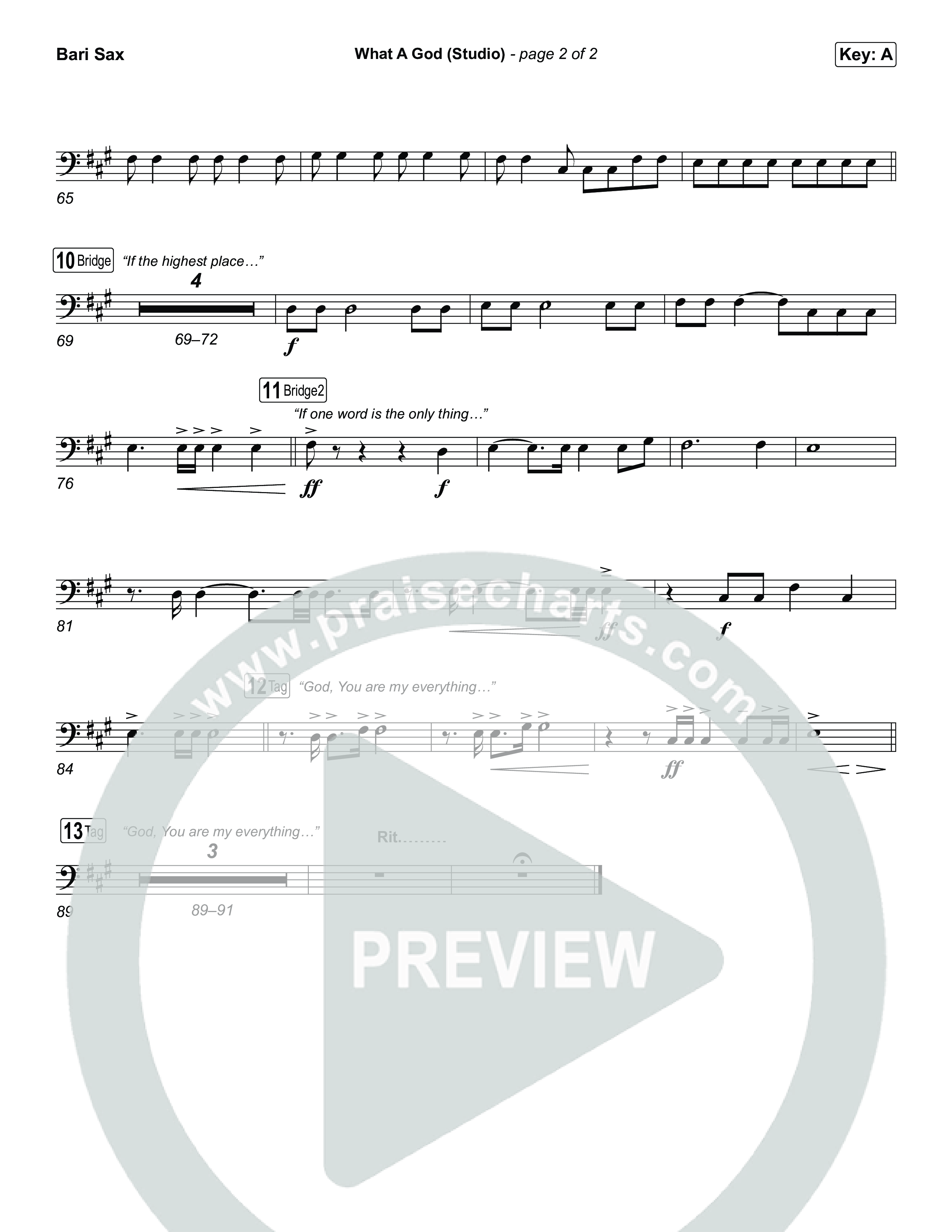 What A God (Studio) Bari Sax (SEU Worship / Chelsea Plank / Kenzie Walker / Roosevelt Stewart)