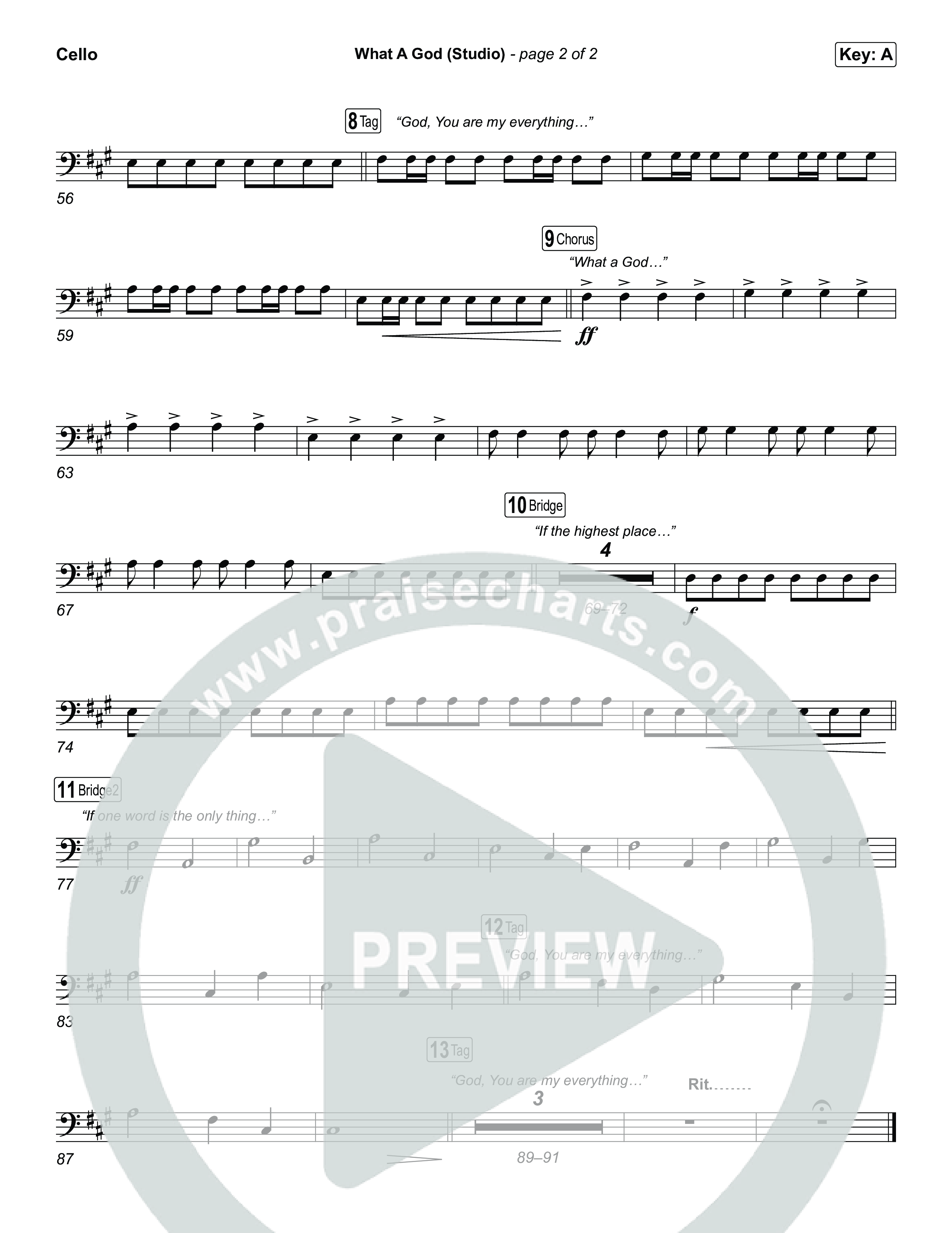 What A God (Studio) Cello (SEU Worship / Chelsea Plank / Kenzie Walker / Roosevelt Stewart)