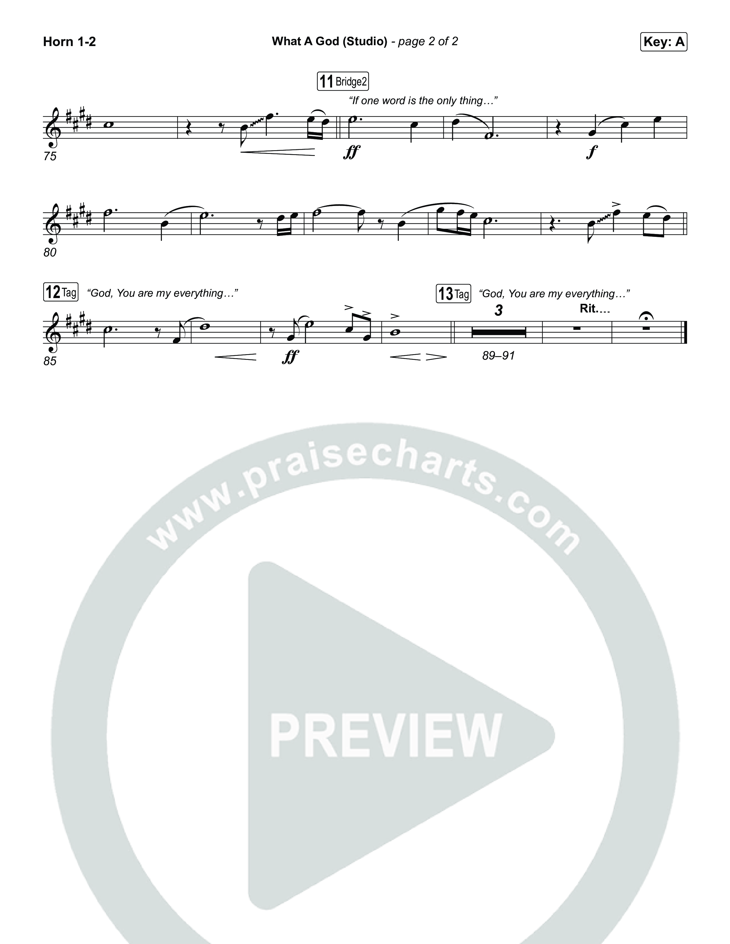 What A God (Studio) Brass Pack (SEU Worship / Chelsea Plank / Kenzie Walker / Roosevelt Stewart)
