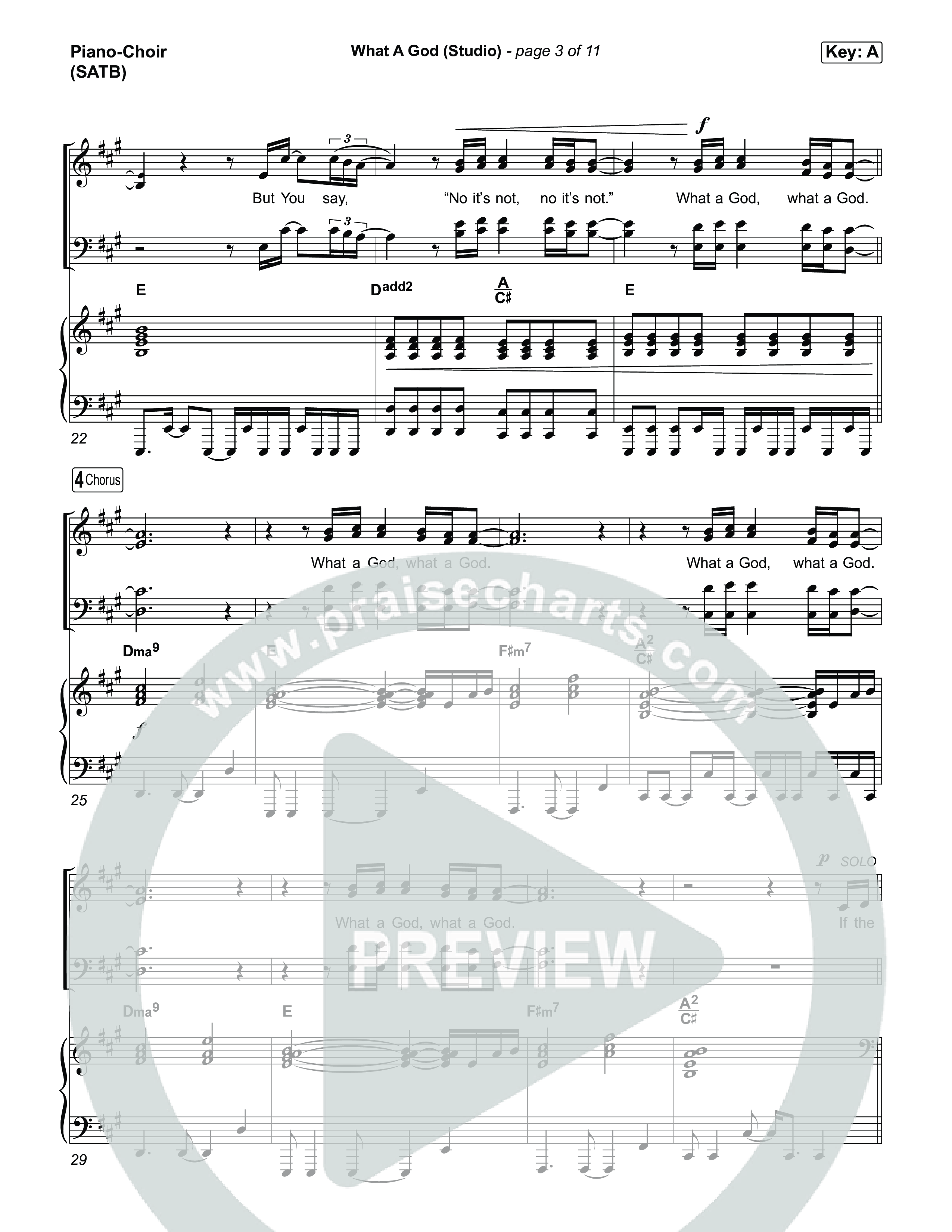 What A God (Studio) Piano/Vocal Pack (SEU Worship / Chelsea Plank / Kenzie Walker / Roosevelt Stewart)