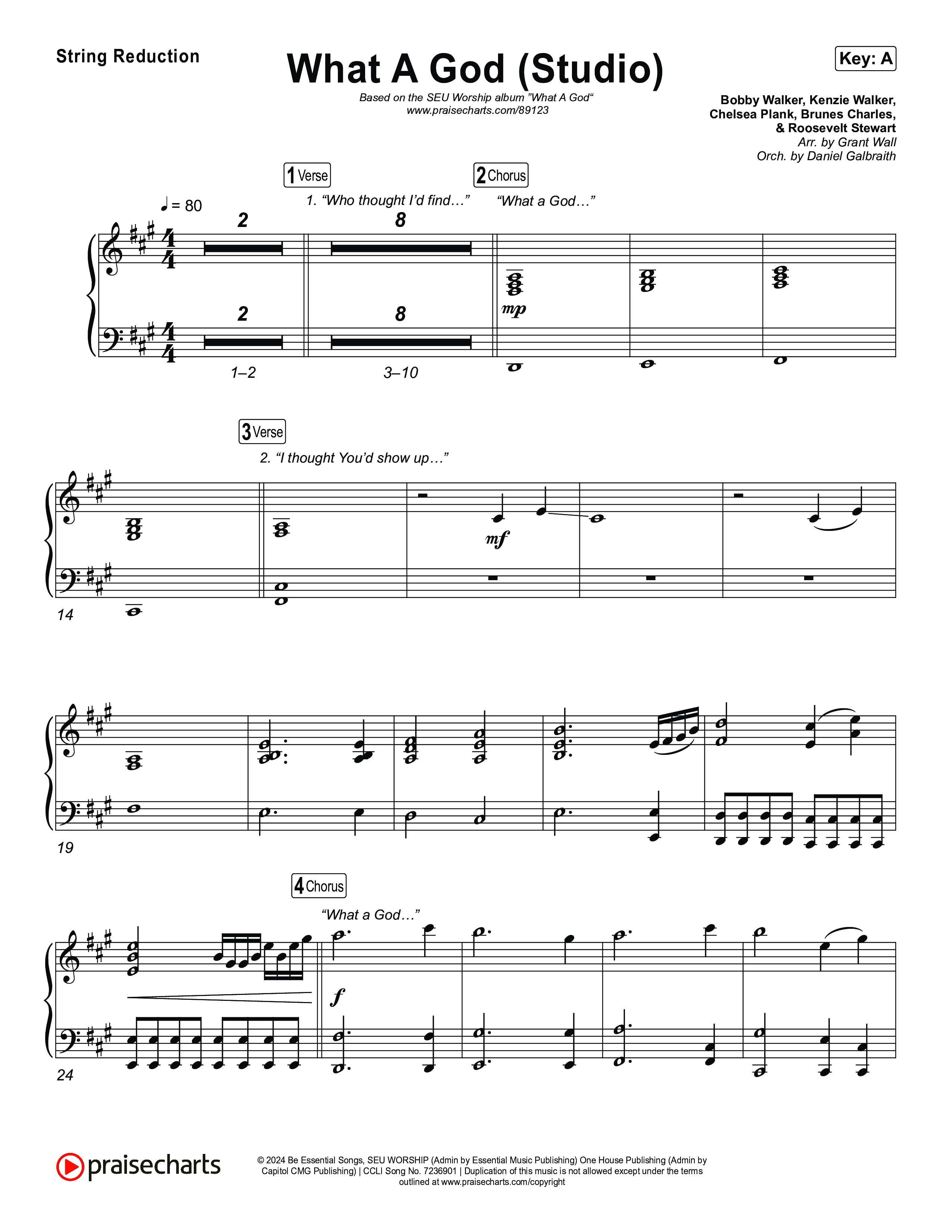 What A God (Studio) String Reduction (SEU Worship / Chelsea Plank / Kenzie Walker / Roosevelt Stewart)