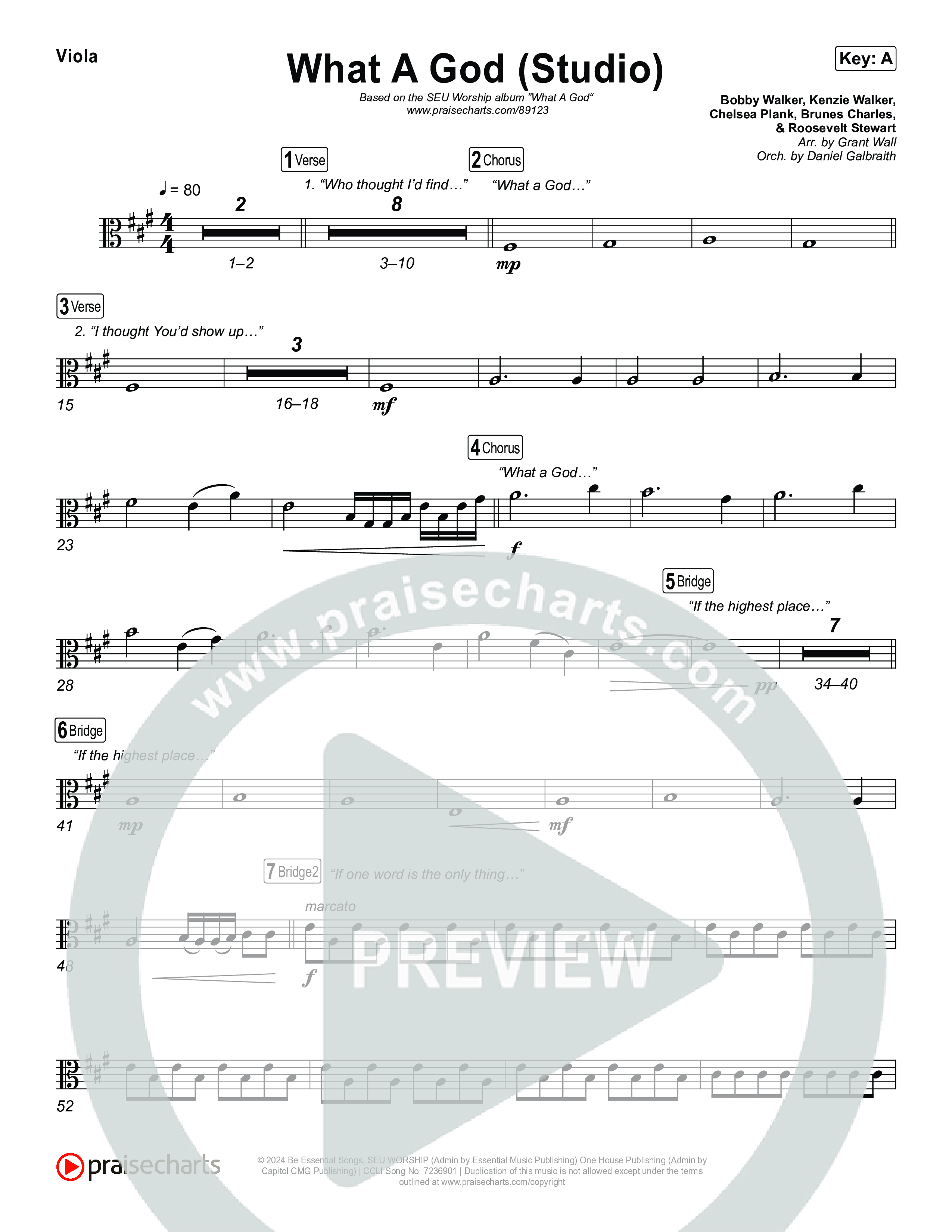 What A God (Studio) String Pack (SEU Worship / Chelsea Plank / Kenzie Walker / Roosevelt Stewart)