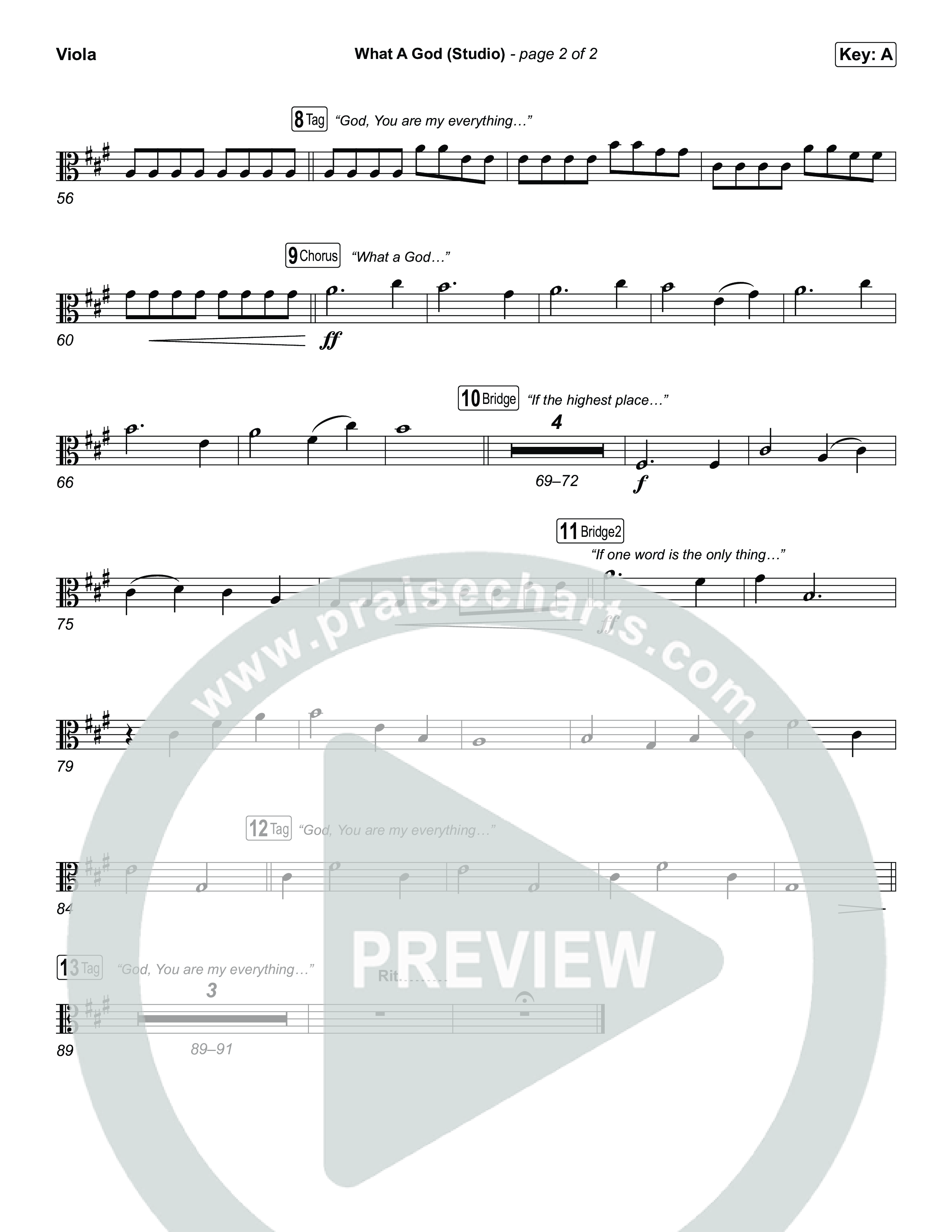 What A God (Studio) Viola (SEU Worship / Chelsea Plank / Kenzie Walker / Roosevelt Stewart)
