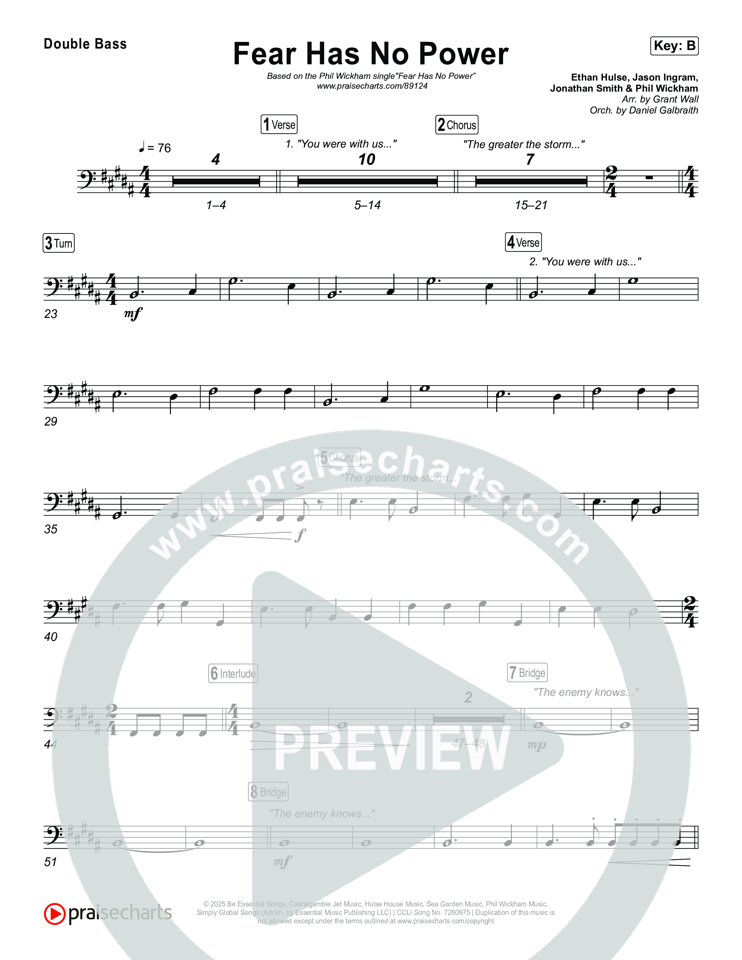 Fear Has No Power String Bass (Phil Wickham)